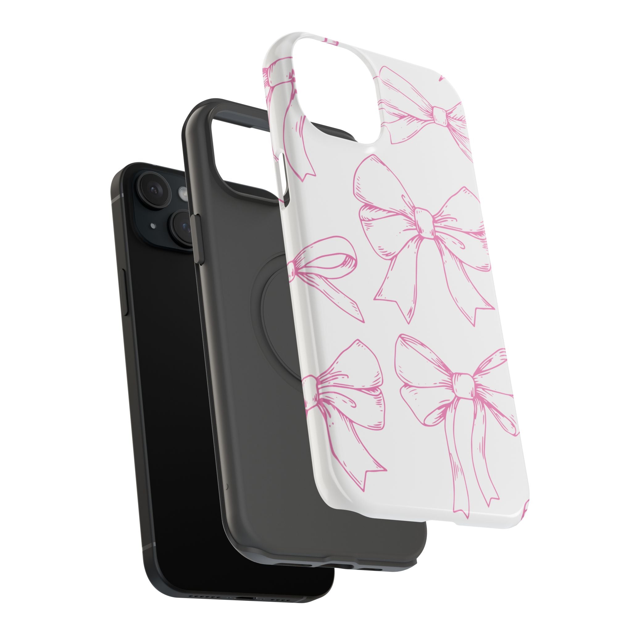 Customizable: Cute Bow Pattern Phone Case
