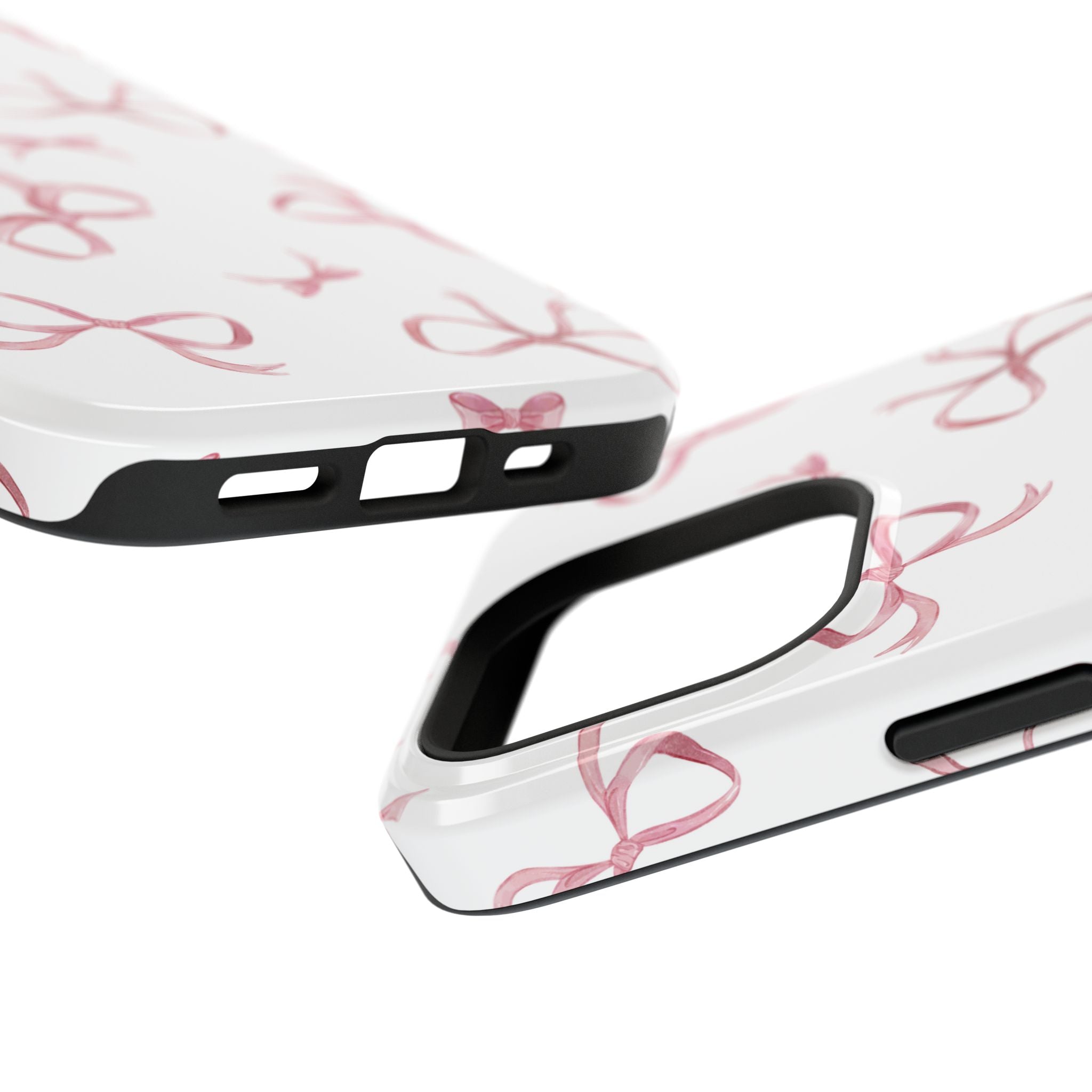 Customizable: Coquette Bow Stylish Impact-Resistant Phone Case