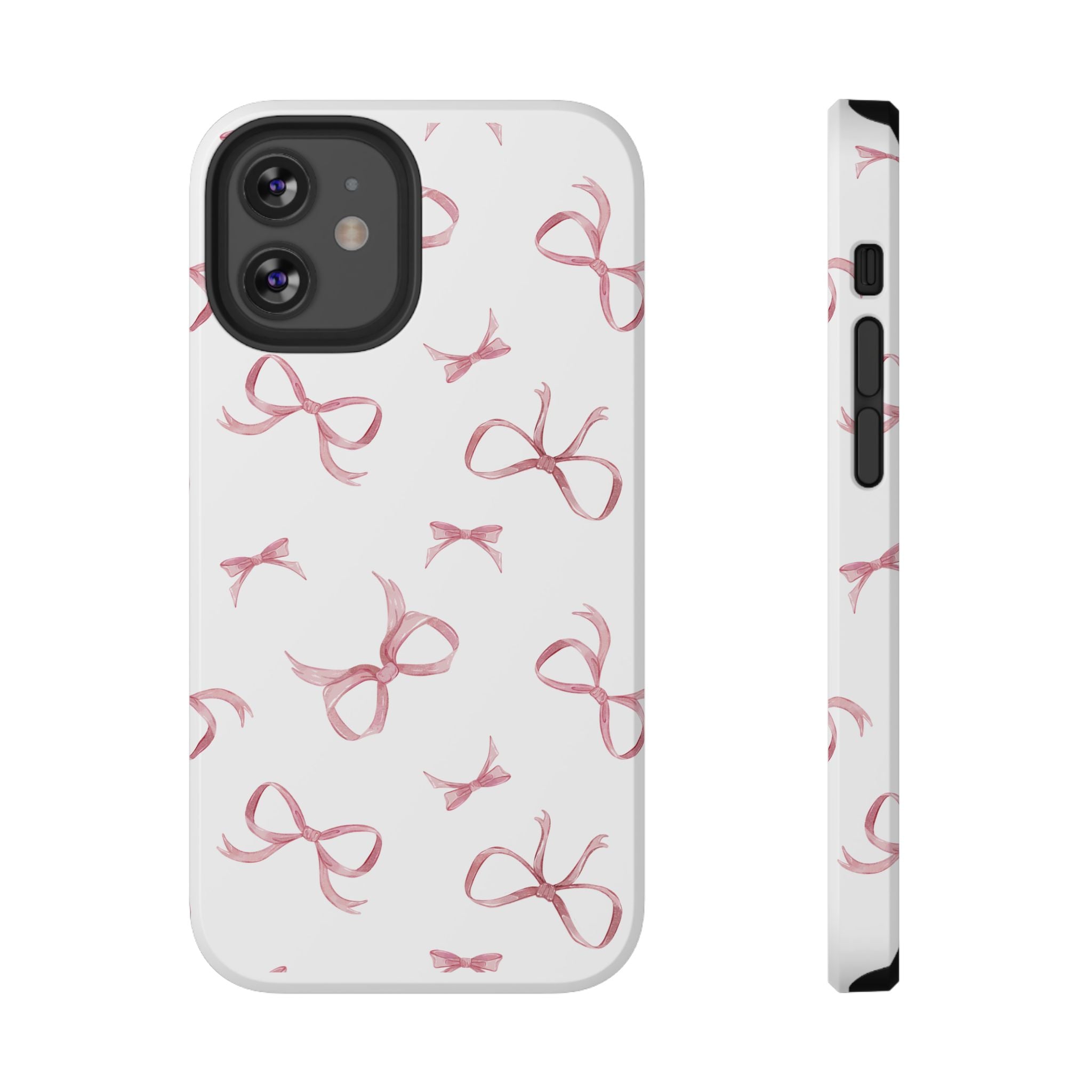 Customizable: Coquette Bow Stylish Impact-Resistant Phone Case