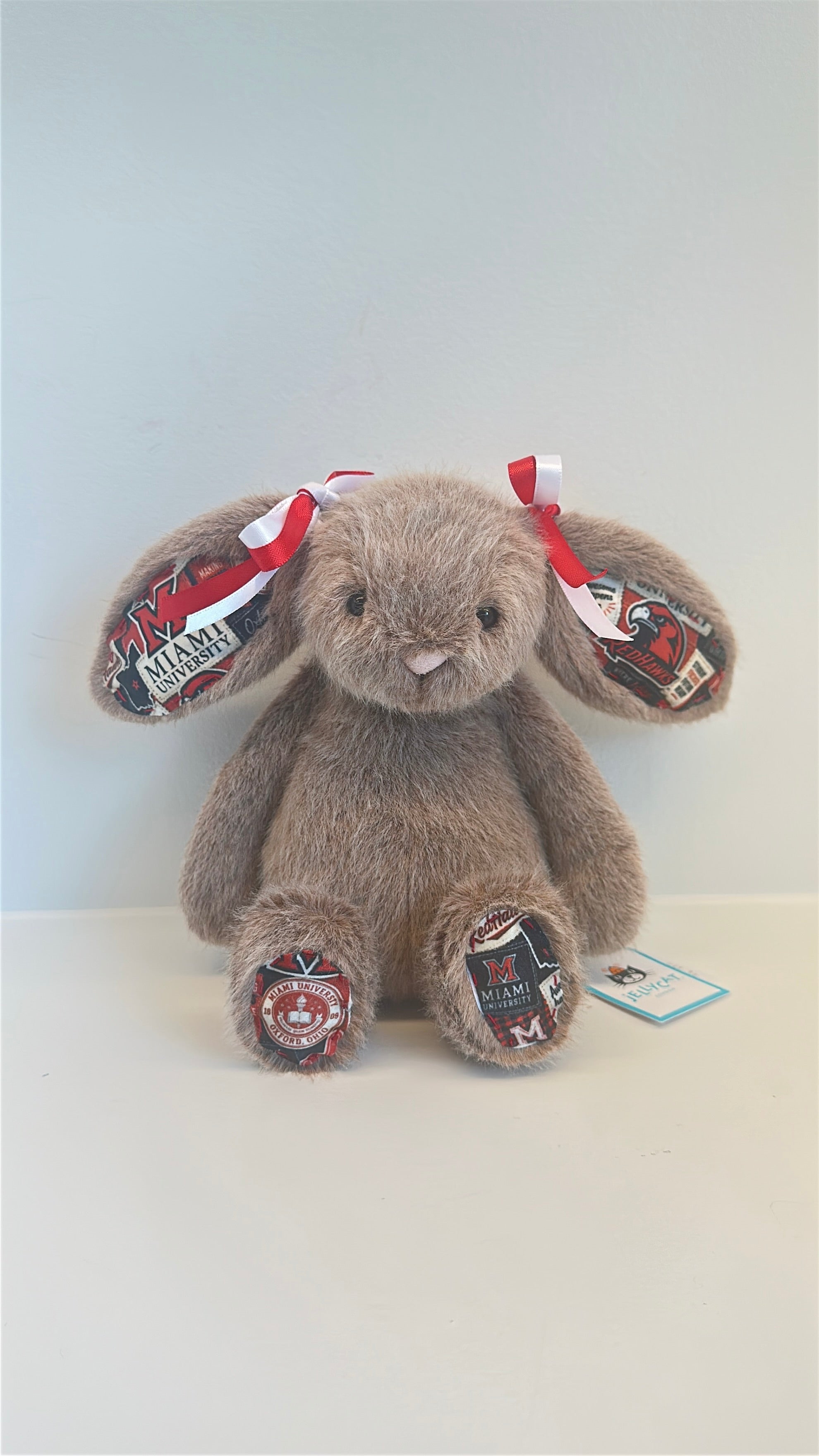 Miami University of Ohio Custom College Jellycat Bunny