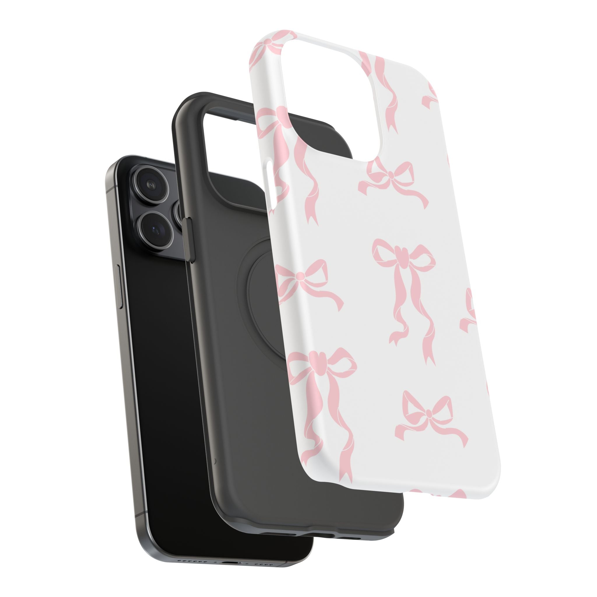 Customizable Cute Bow Pattern Phone Case