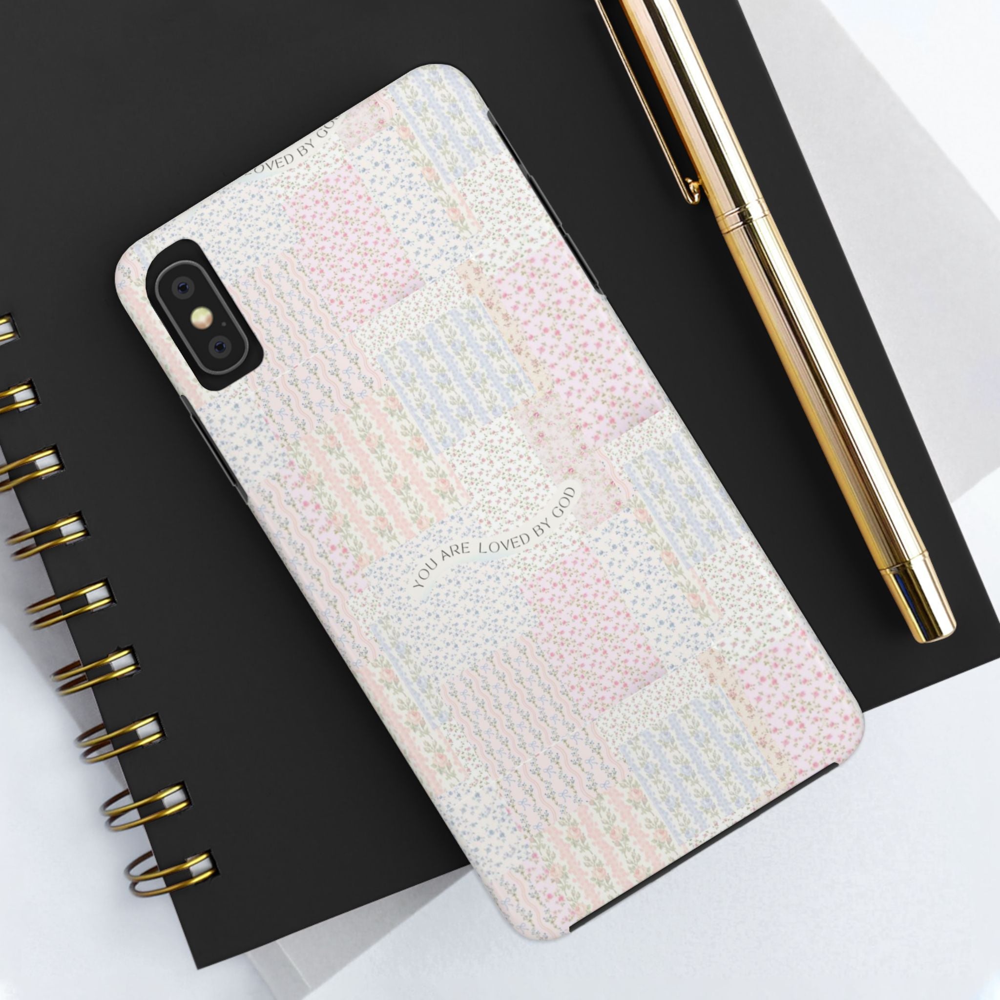 Floral Tough Phone Cases, Protective Phone Cover, Inspirational Tech Accessory, Gift for Her, Fashionable Phone Case, Unique Design