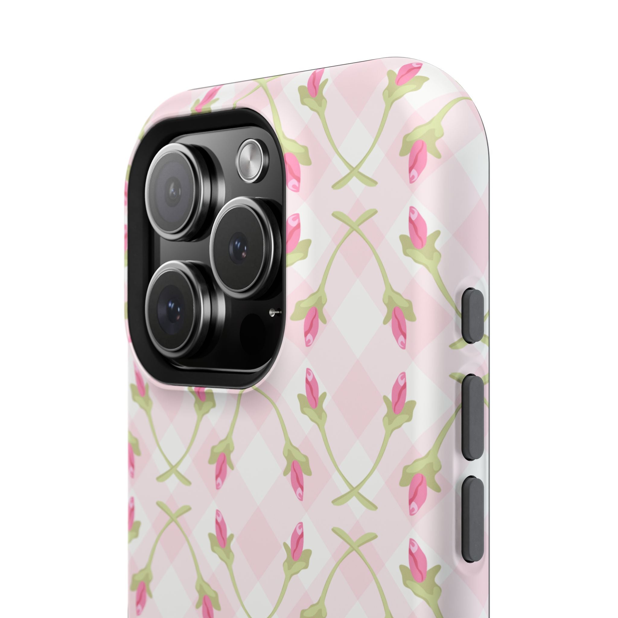 Customizable: Floral Impact-Resistant Phone Case