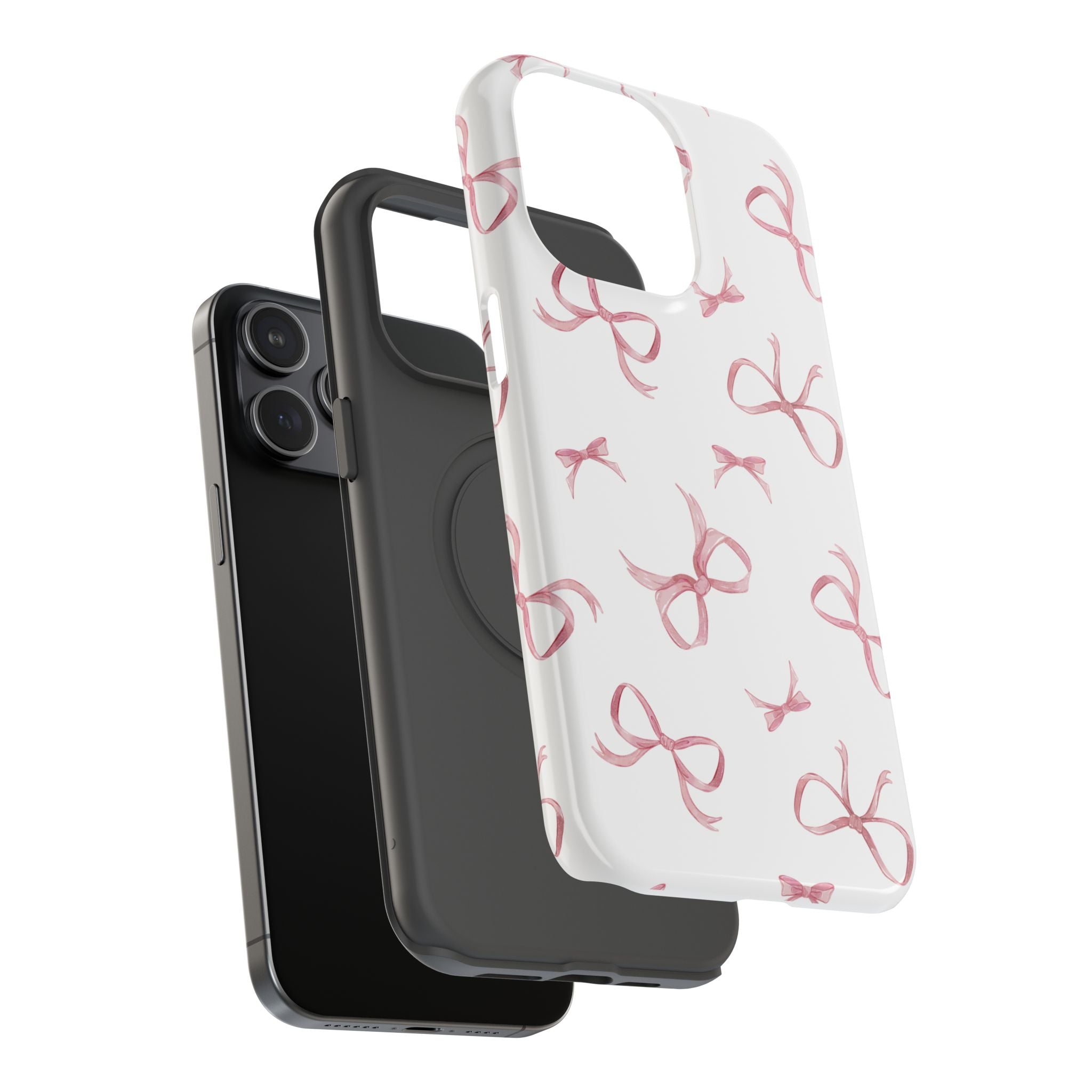 Customizable: Coquette Bow Stylish Impact-Resistant Phone Case