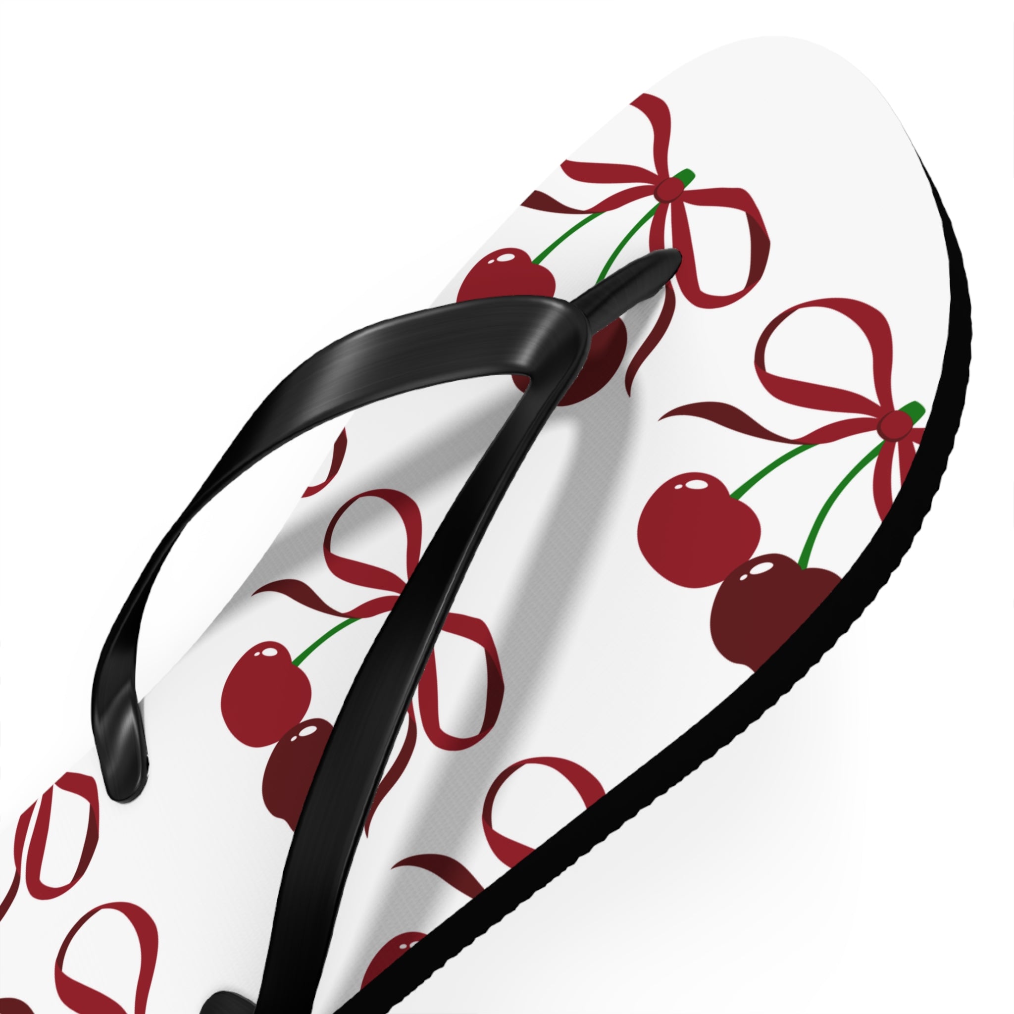 Customizable: Cherry Blossom Flip Flops, Tropical Beach Sandals, Summer Footwear, Perfect for Vacation, Gift for Her, Cute Pool Slides