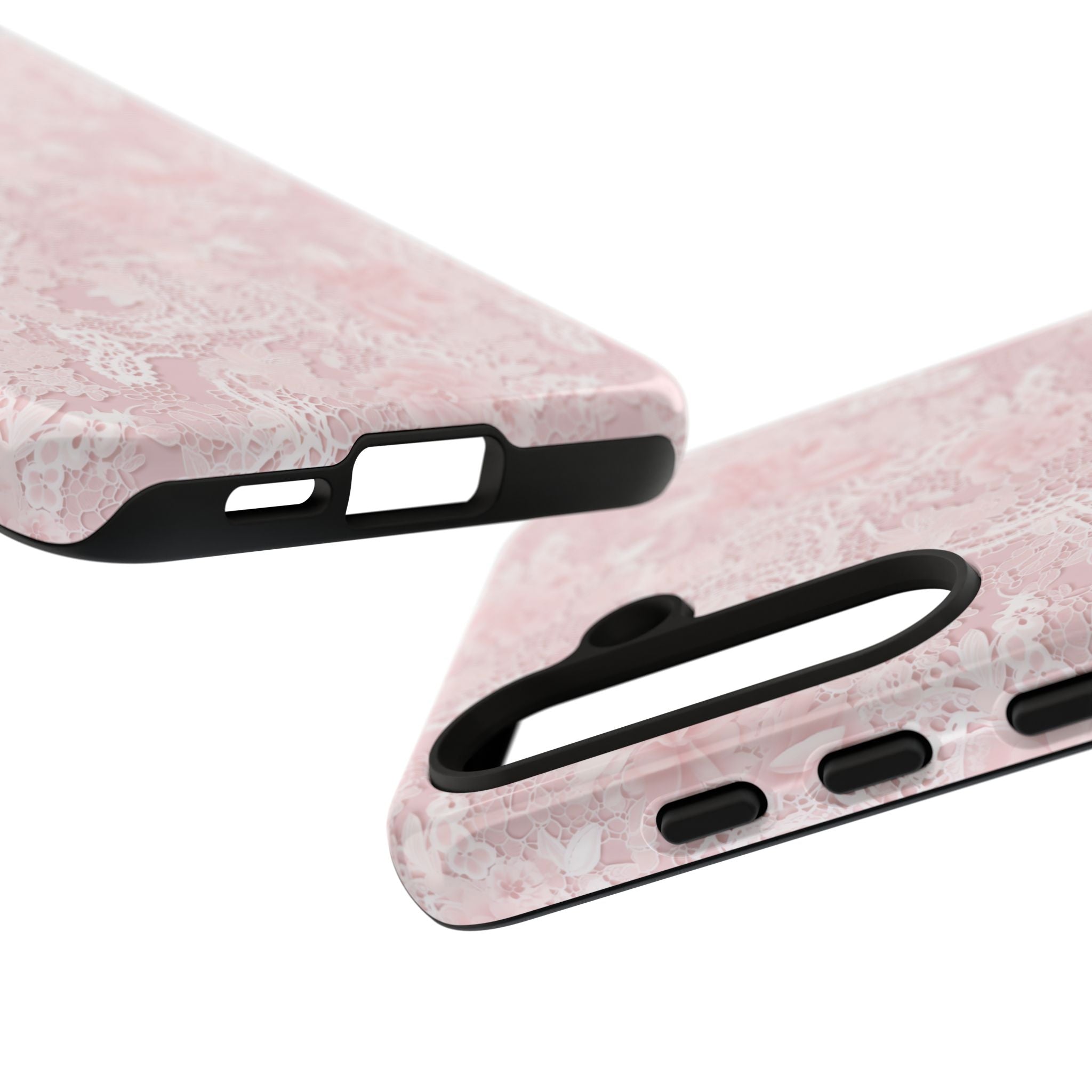Customizable: Pink Floral Phone Case, Stylish Tough Cases, Unique Gift for Her, Cute Phone Accessories, Floral Tech Cover