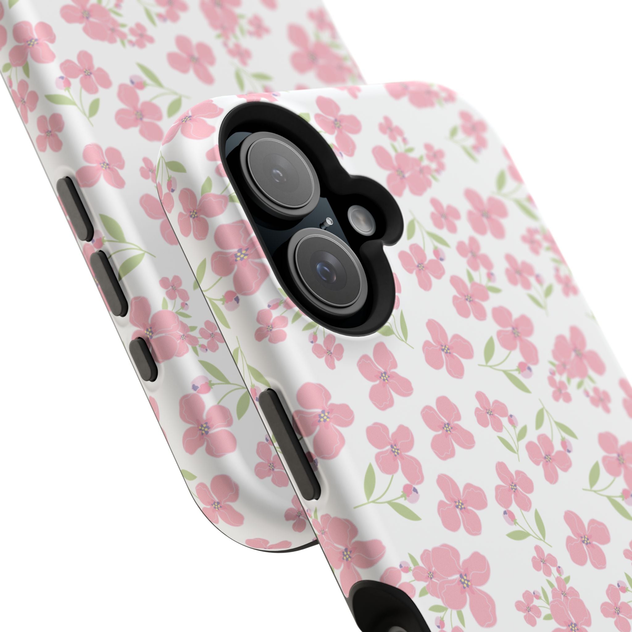 Customizable: Floral Impact-Resistant Phone Case