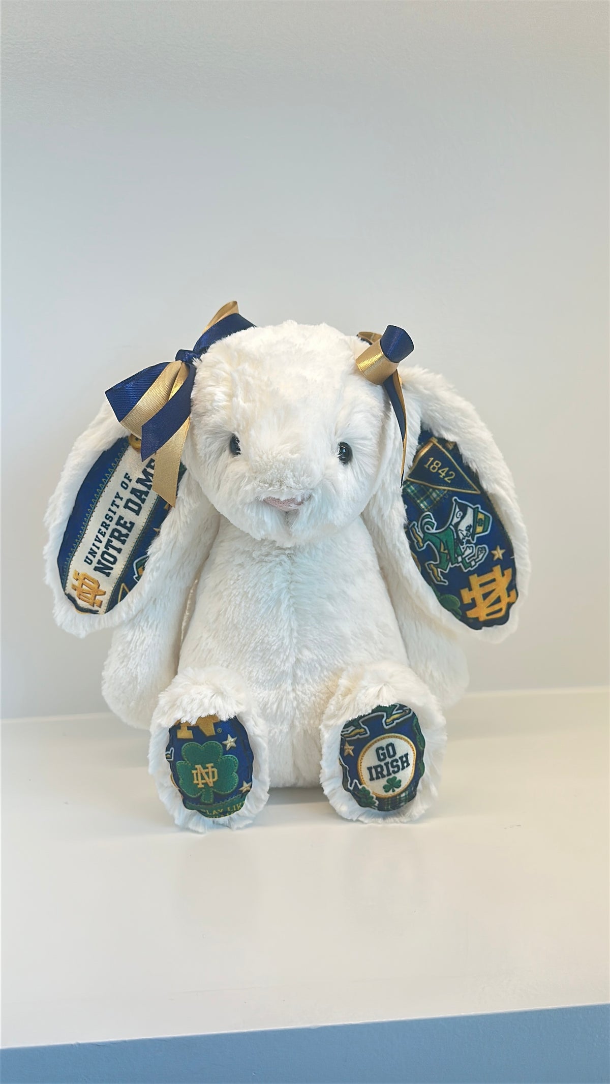 University of Notre Dame Custom College Jellycat Bashful Bunny