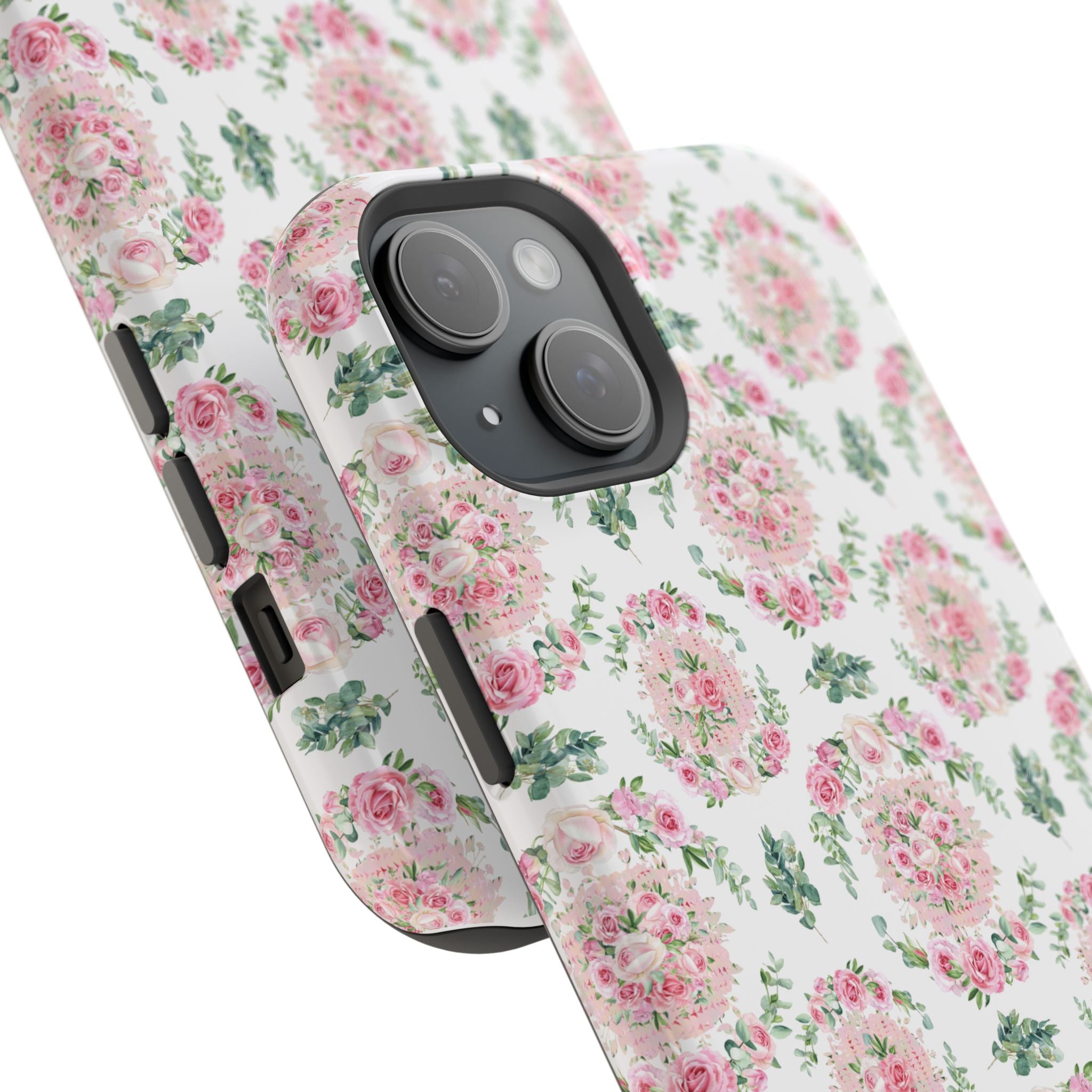 Customizable: Floral Impact-Resistant Phone Case