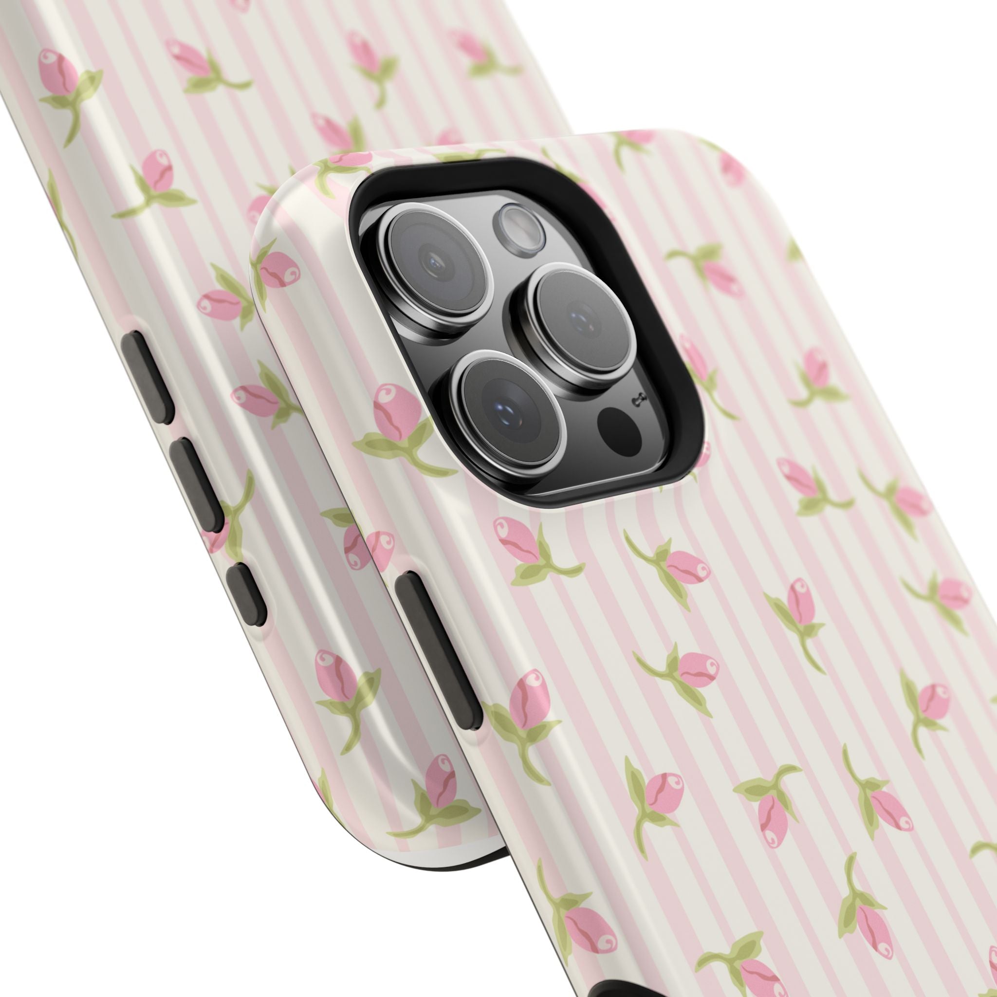 Customizable: Floral Impact-Resistant Phone Case