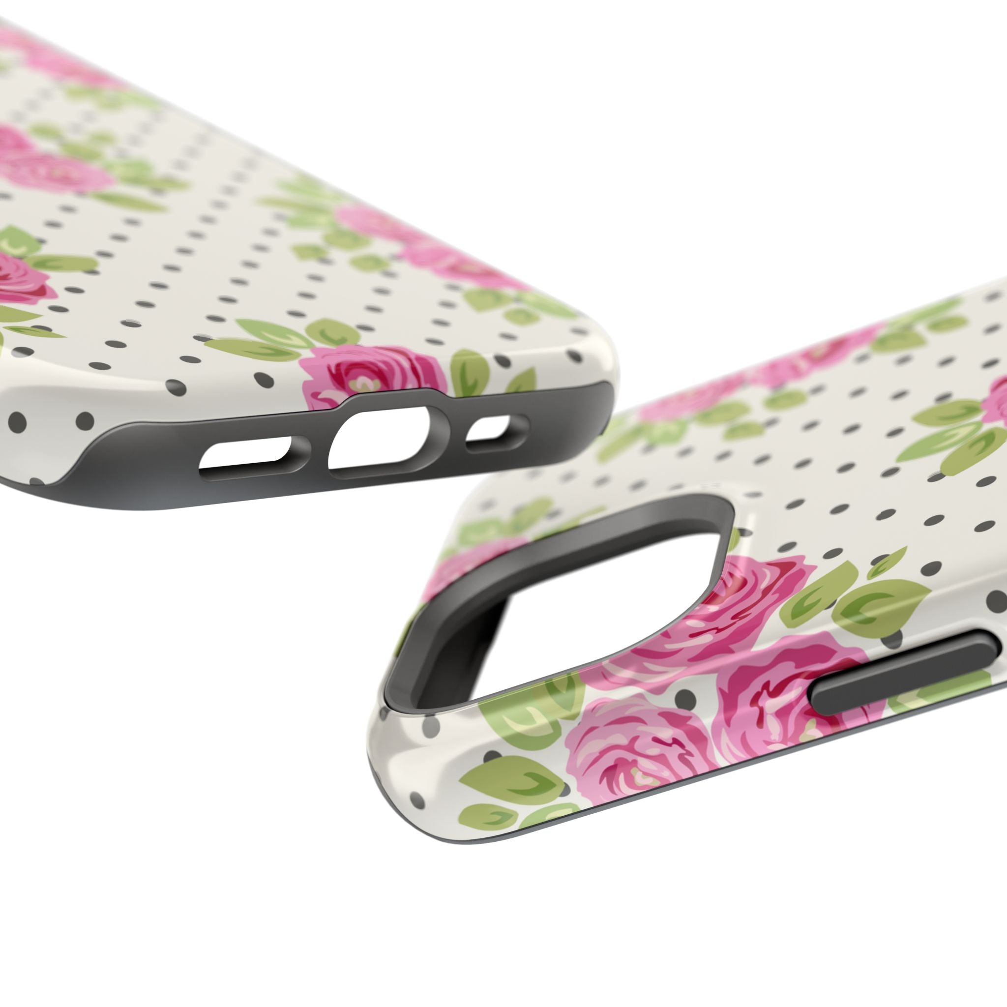 Customizable: Floral Polka Dot Phone Case