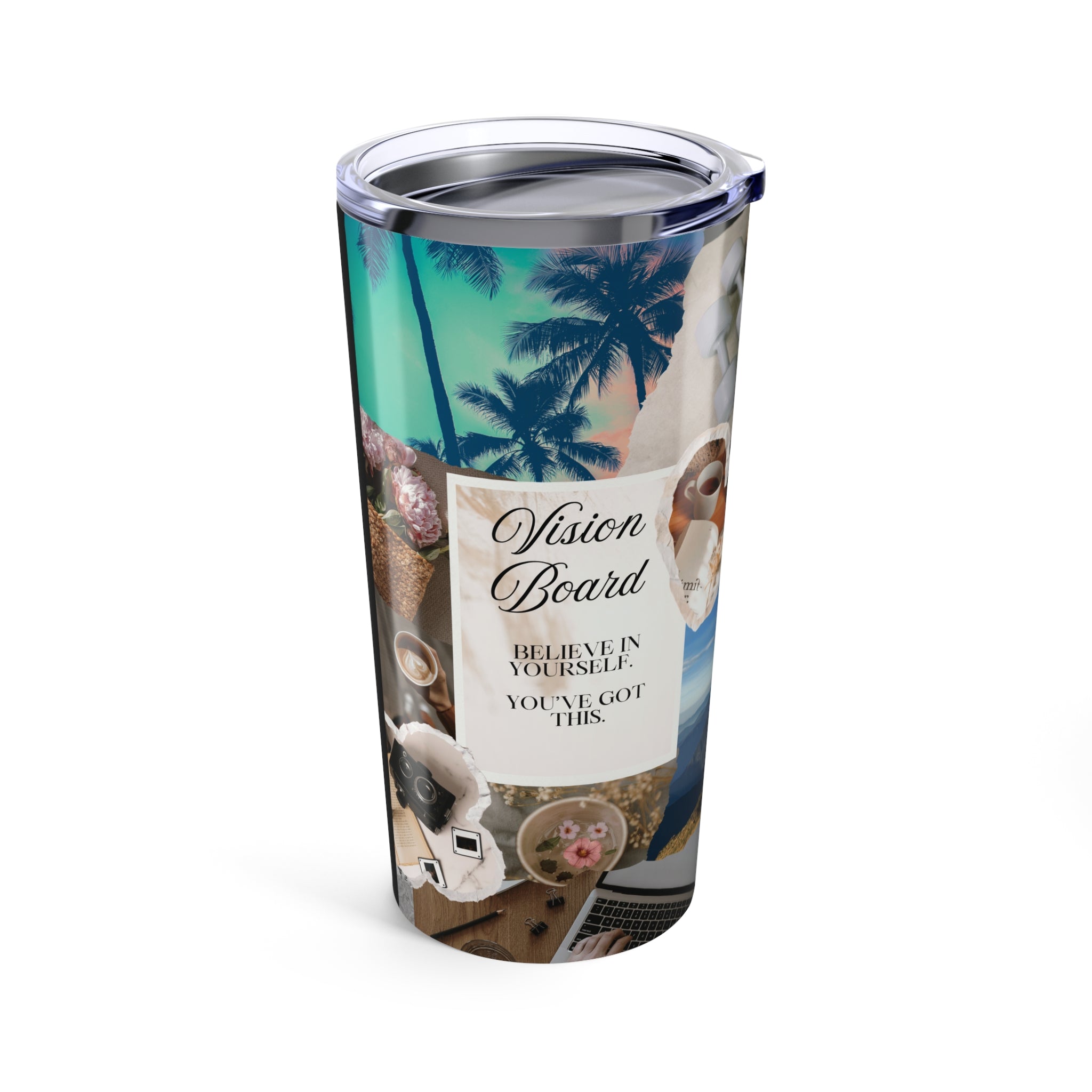 Inspirational Vision Board Tumbler - 20oz Travel Tumbler