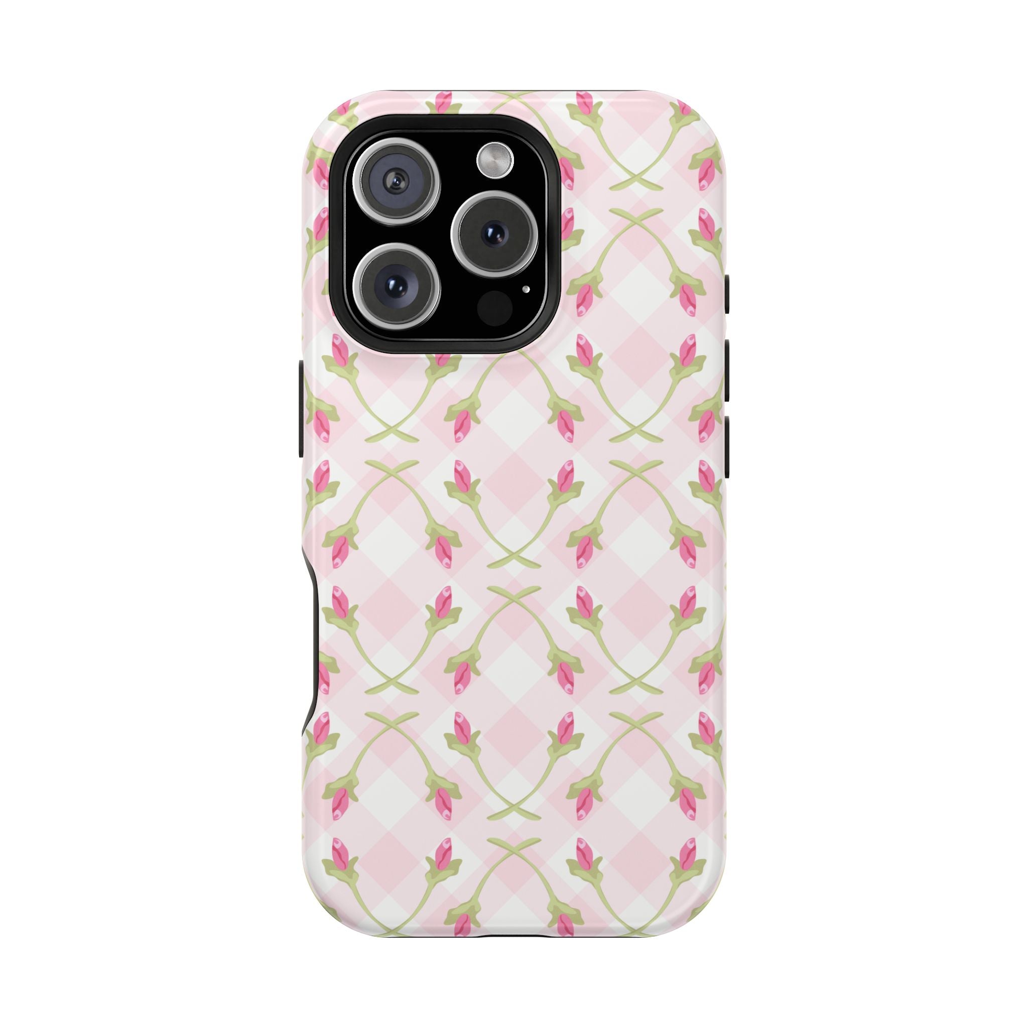 Customizable: Floral Impact-Resistant Phone Case