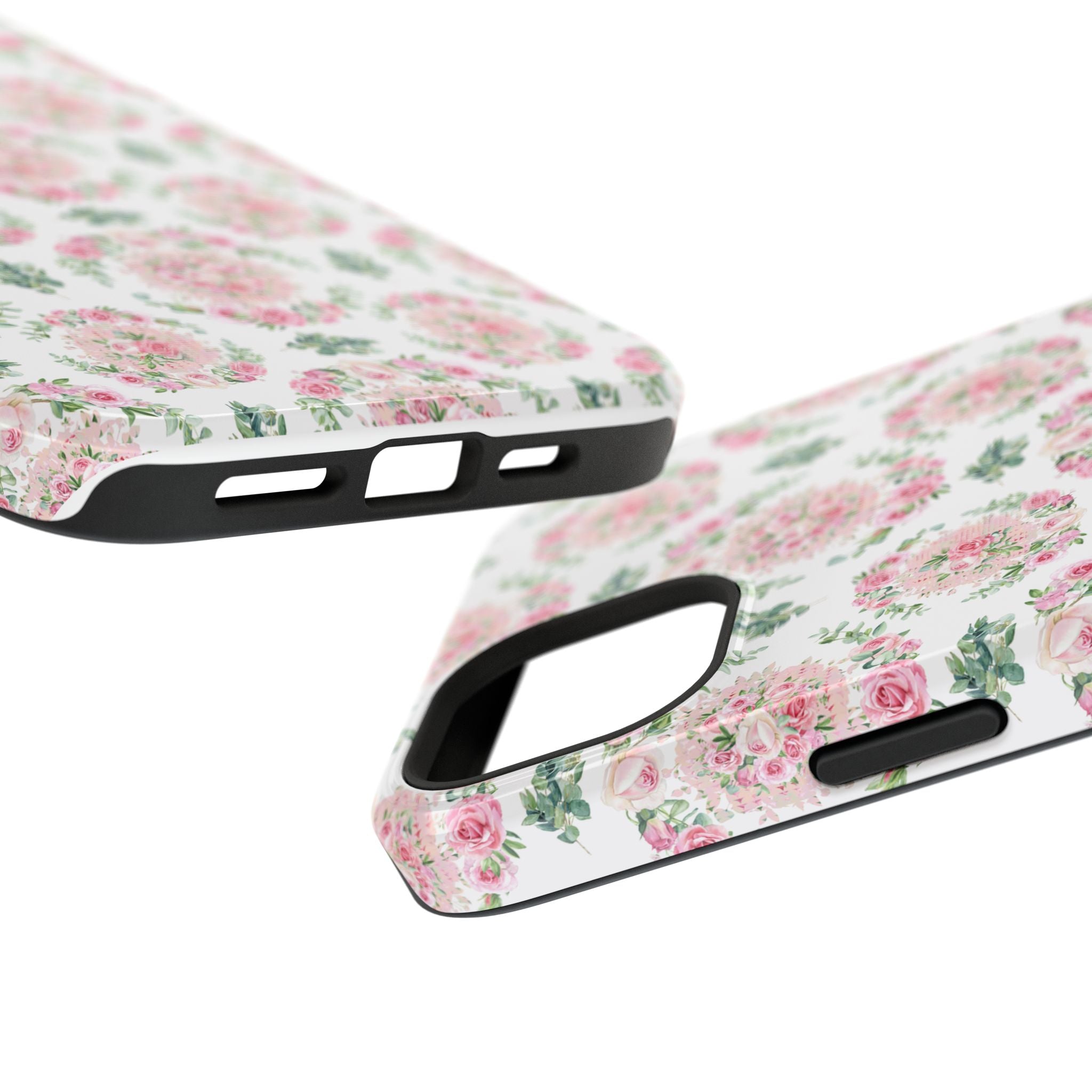 Customizable: Floral Impact-Resistant Phone Case