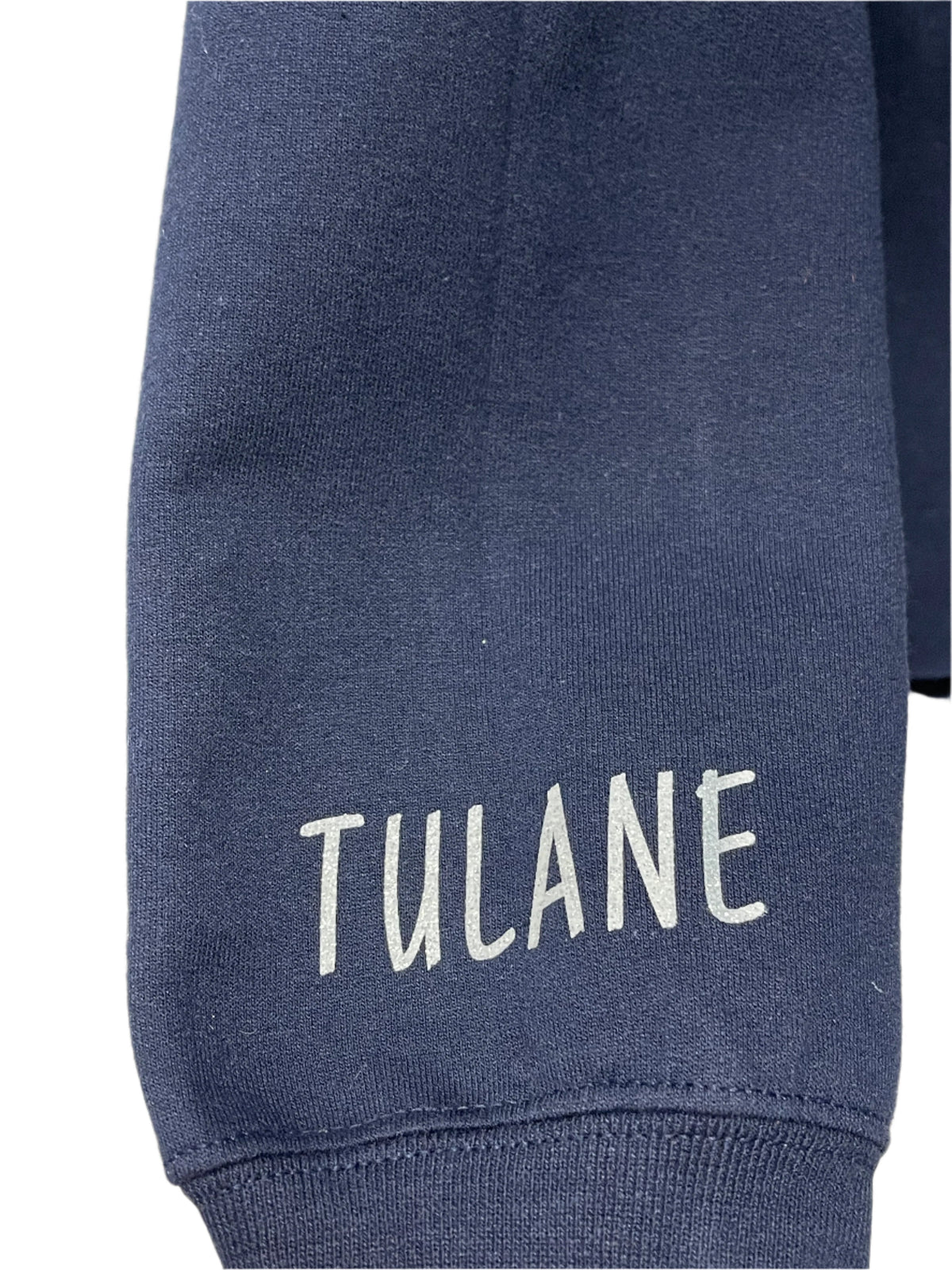 Tulane Football Navy Crewneck Sweatshirt