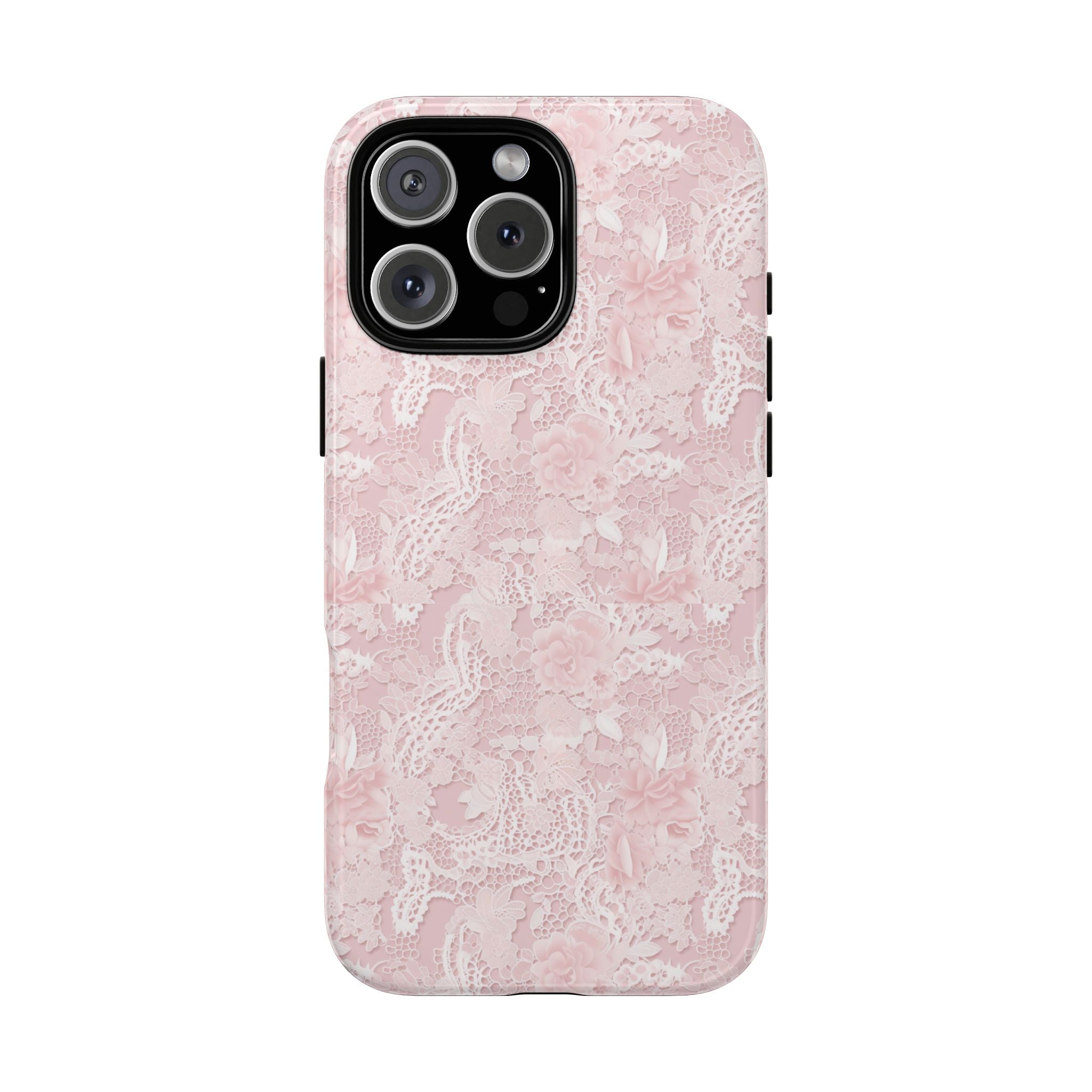 Customizable: Pink Floral Phone Case, Stylish Tough Cases, Unique Gift for Her, Cute Phone Accessories, Floral Tech Cover