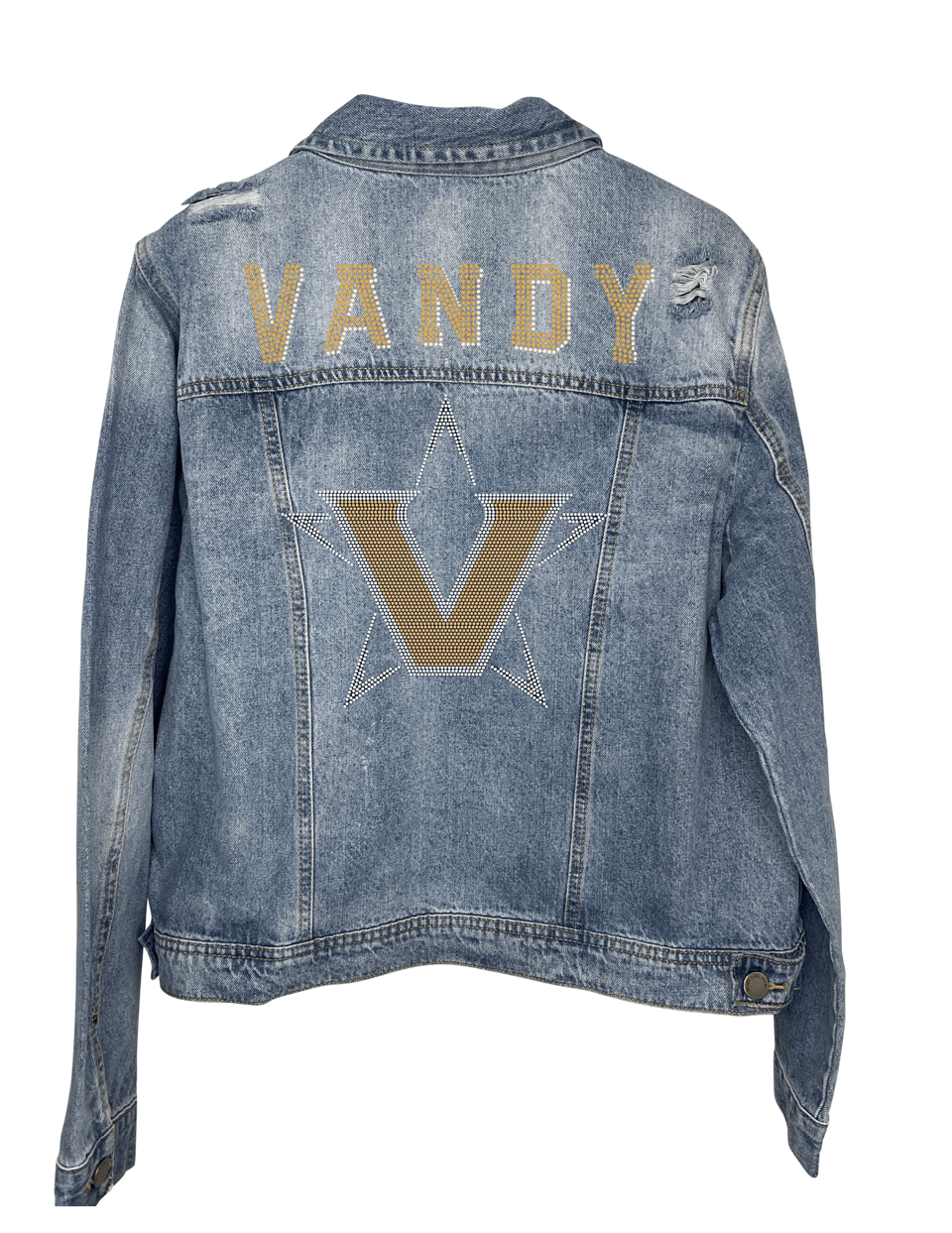 Vanderbilt Vandy Star V Blue Denim Jacket