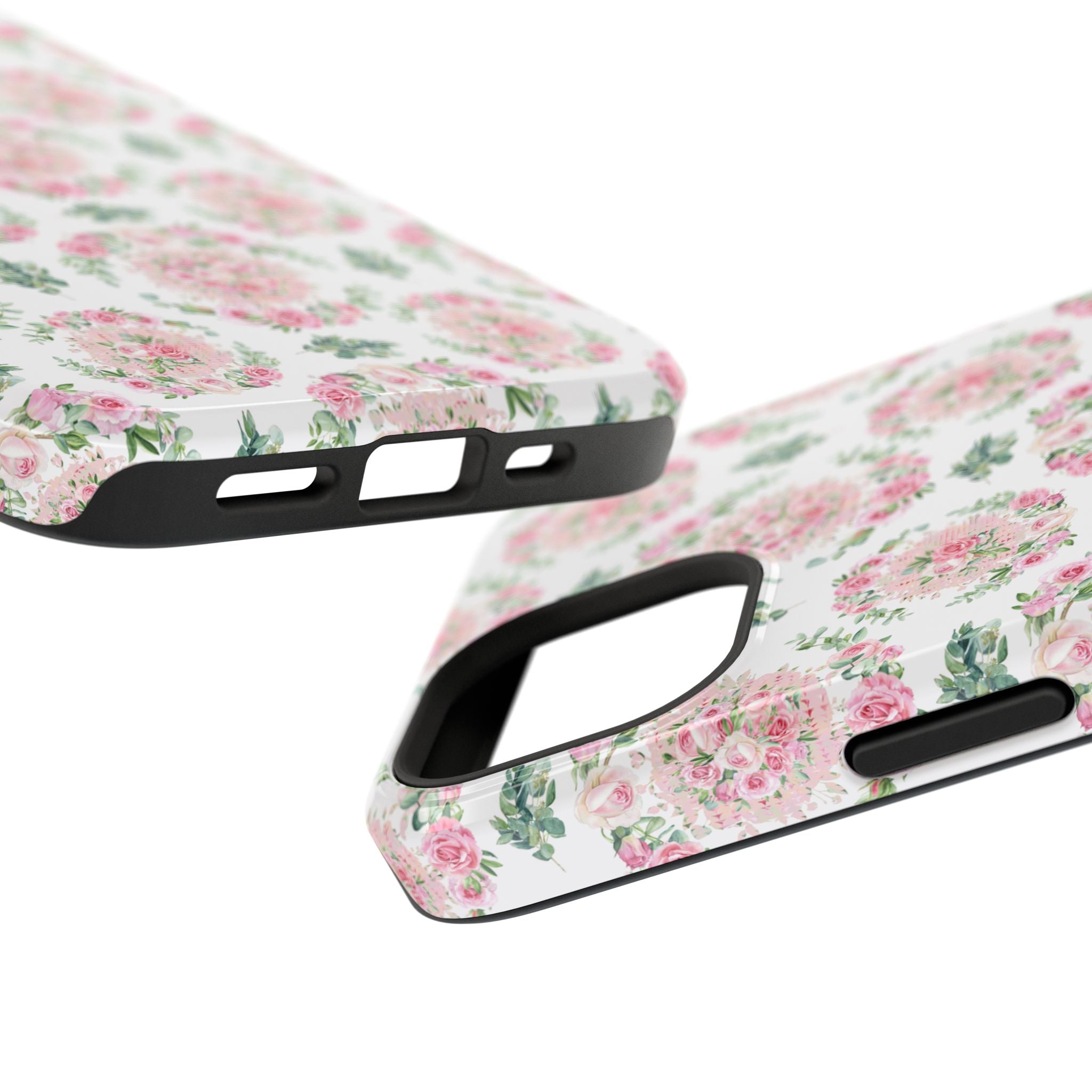 Customizable: Floral Impact-Resistant Phone Case