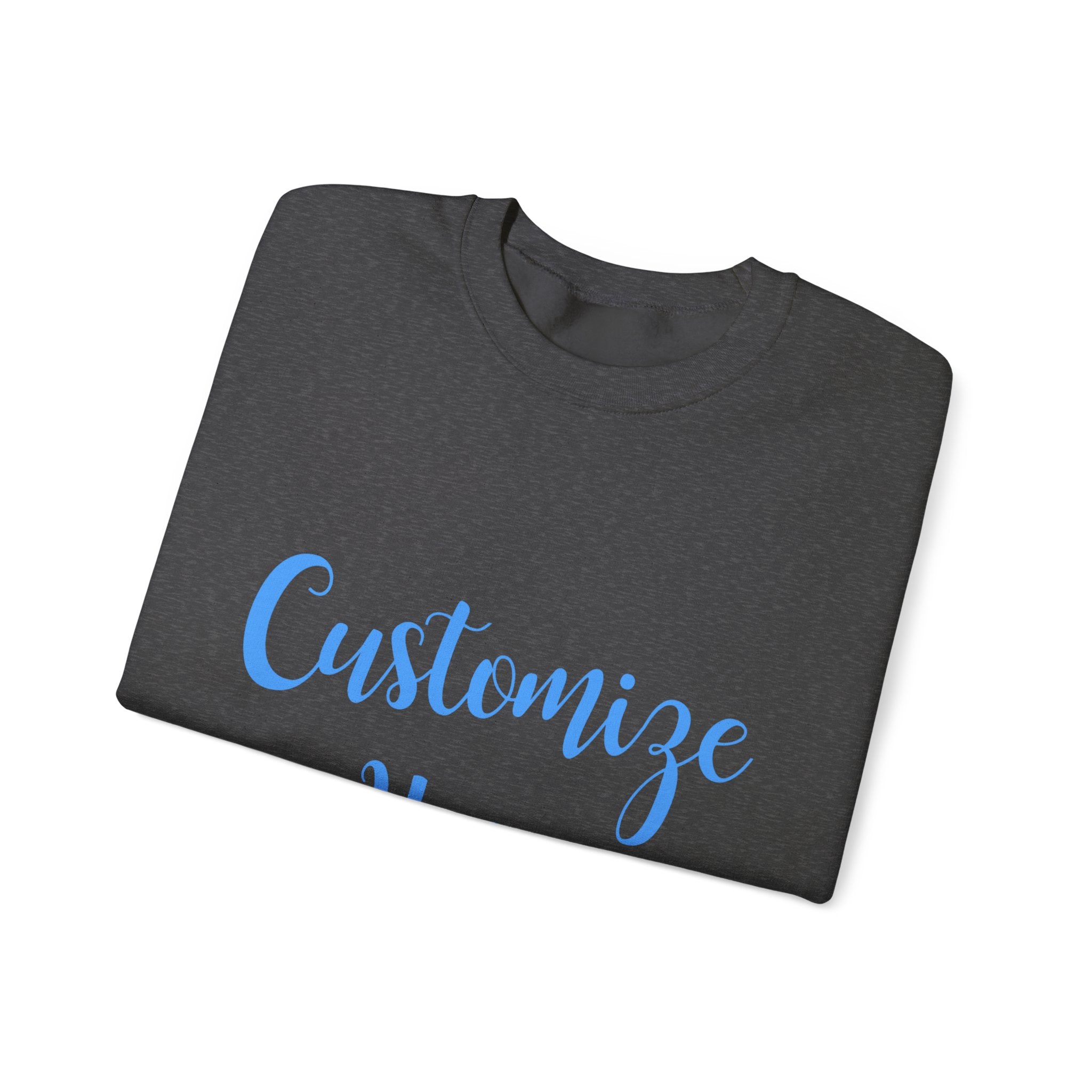 Customizable Light Blue Gameday Crewneck Sweatshirt | College Apparel, Game Day Hoodie, Sports Fan Gear, Customize to Say Anything you Want