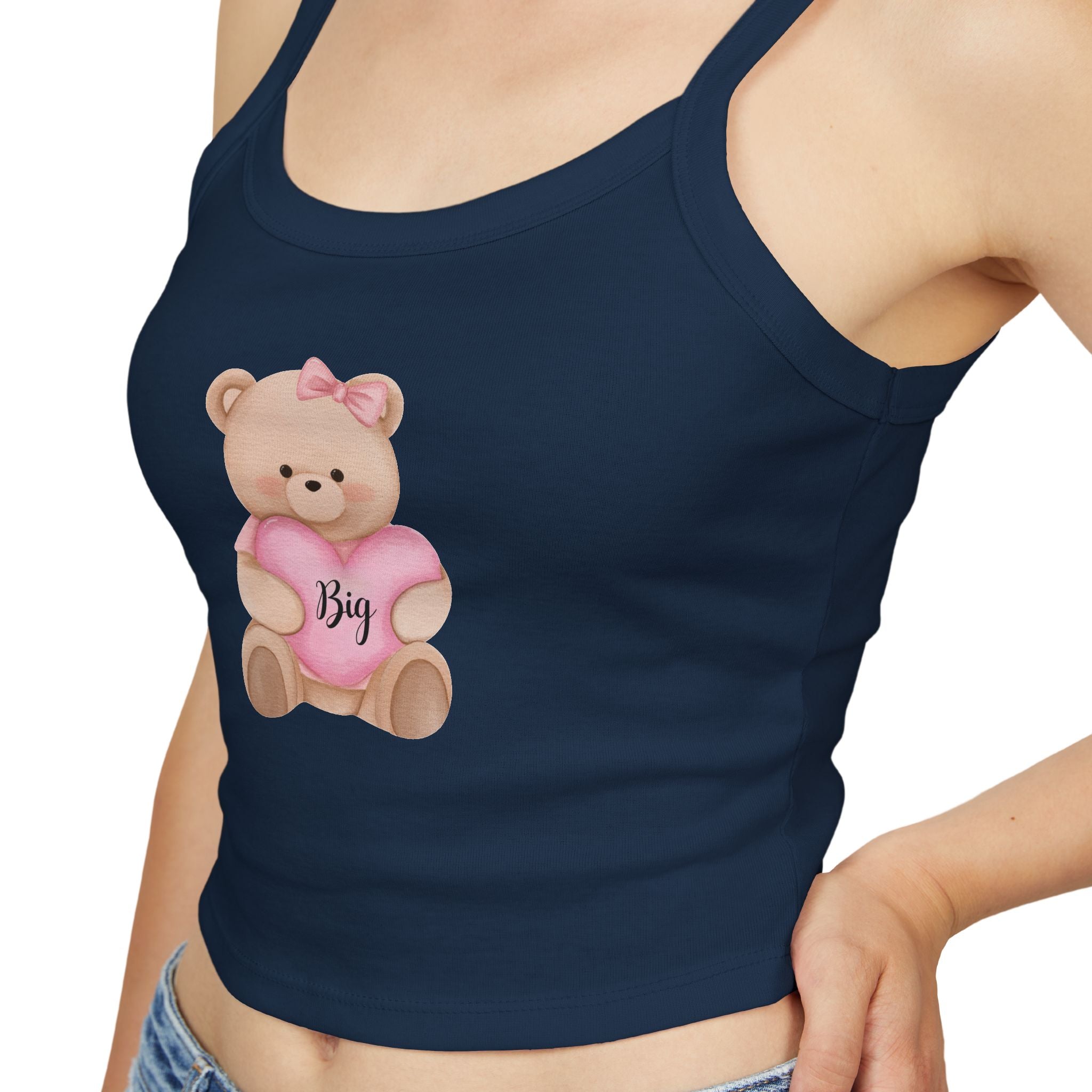 Customizable Sorority Big/Little  Reveal Bear Tank: Big