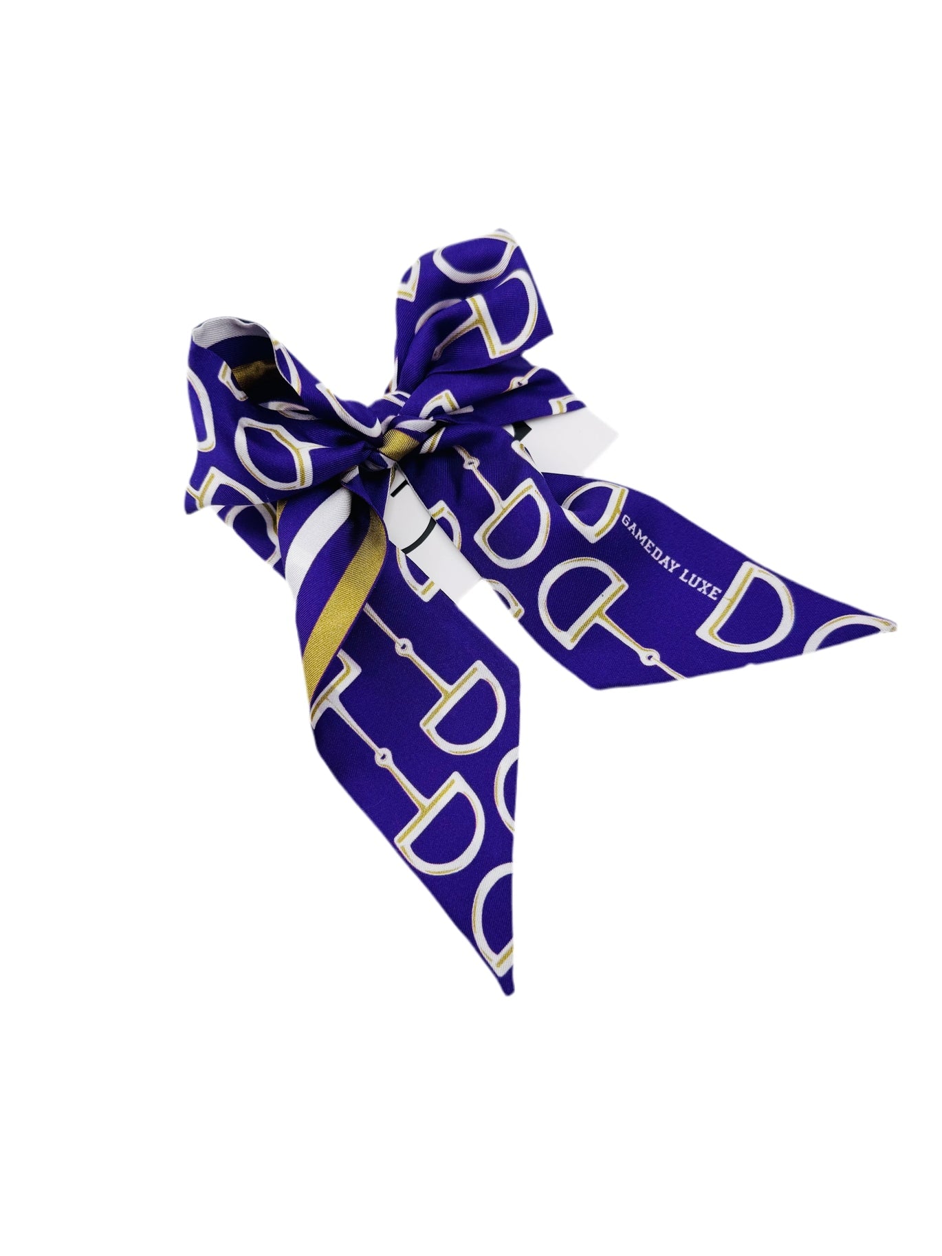 The Gameday Signature Scarf- Purple And Vegas Gold