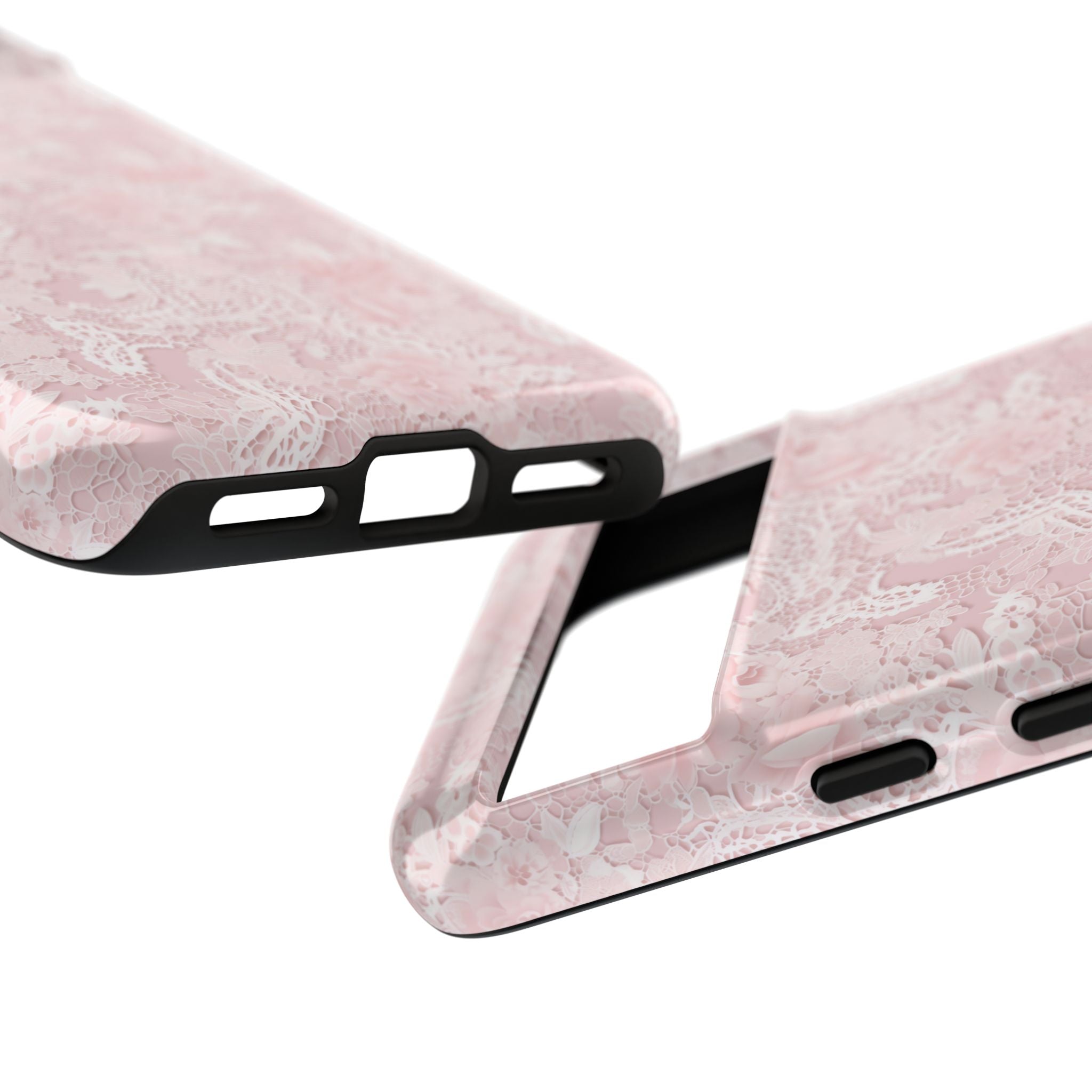 Customizable: Pink Floral Phone Case, Stylish Tough Cases, Unique Gift for Her, Cute Phone Accessories, Floral Tech Cover