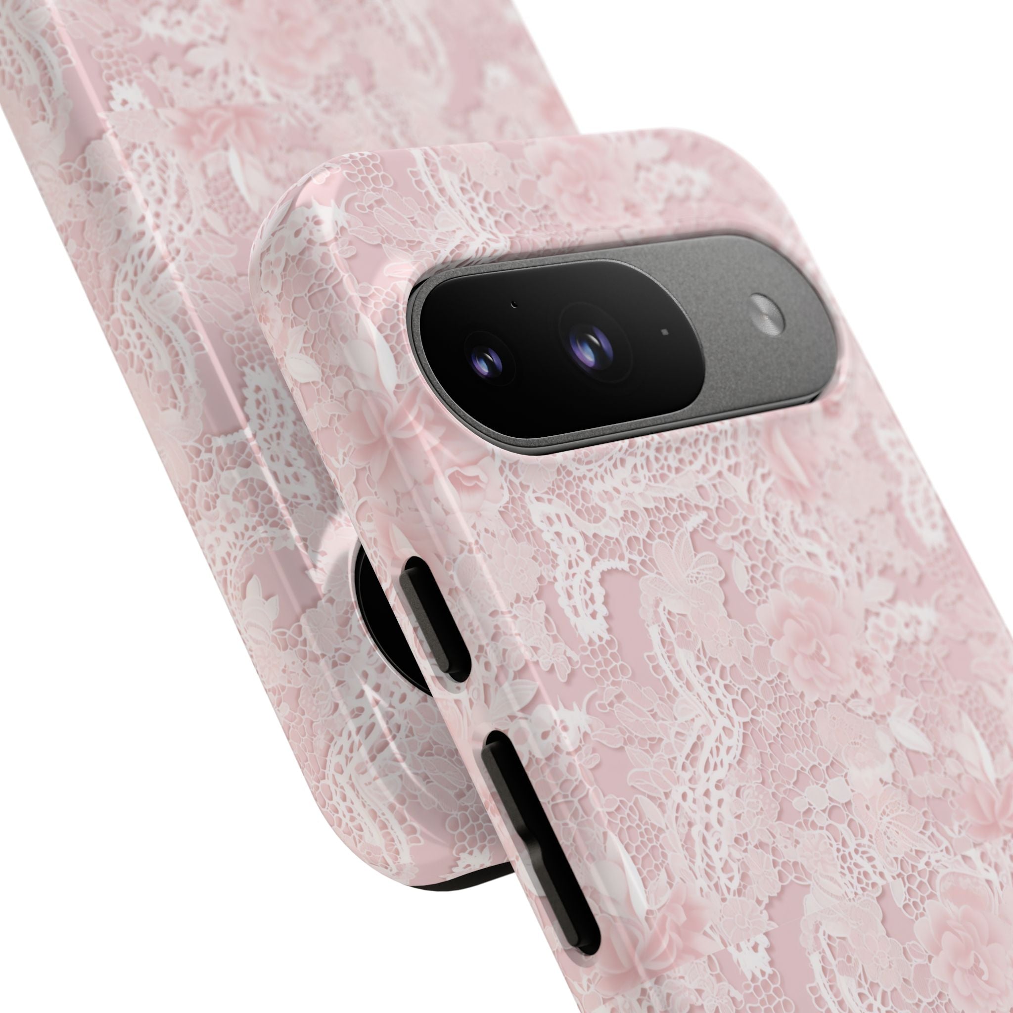 Customizable: Pink Floral Phone Case, Stylish Tough Cases, Unique Gift for Her, Cute Phone Accessories, Floral Tech Cover