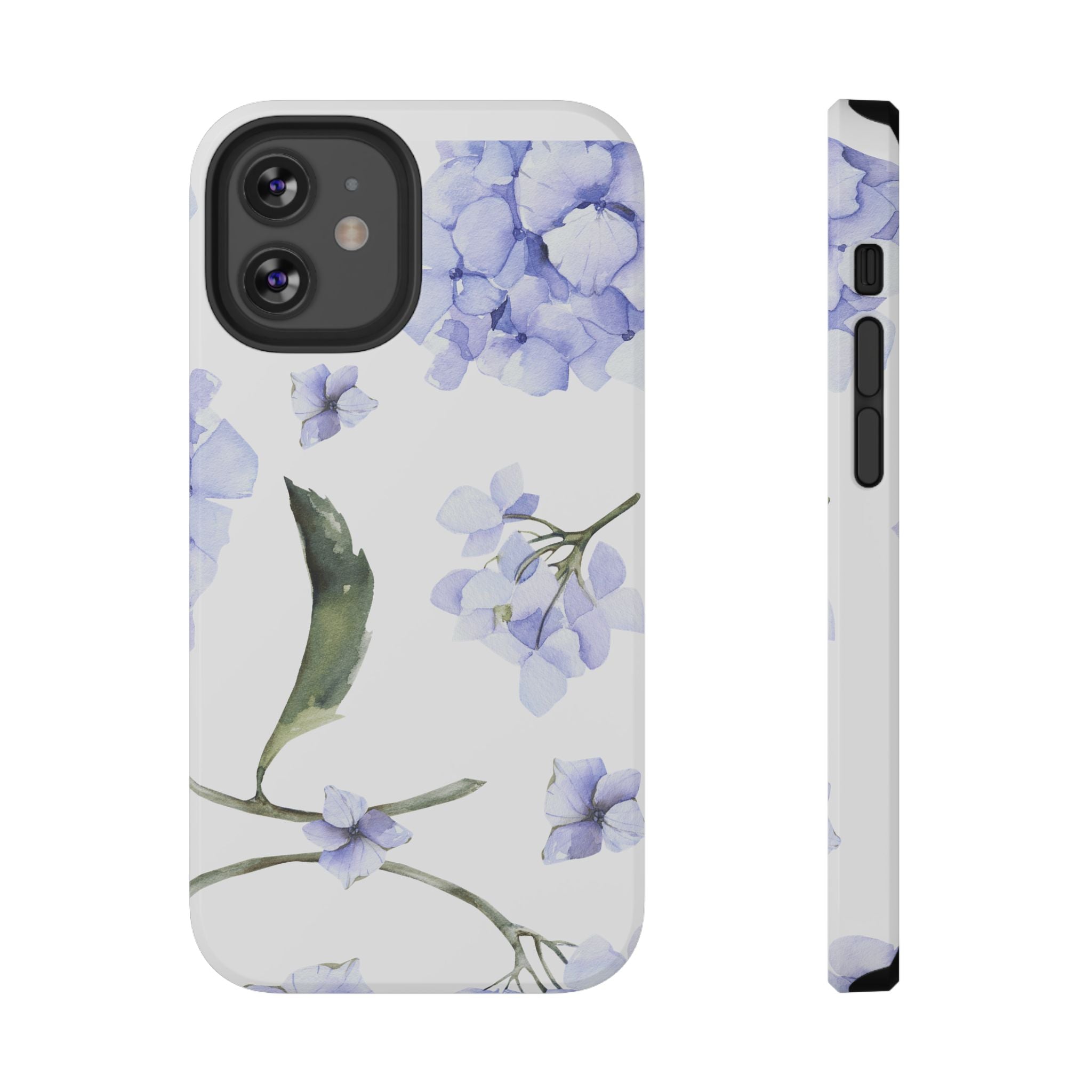 Customizable: Floral Purple Hydrangea Impact-Resistant Phone Case