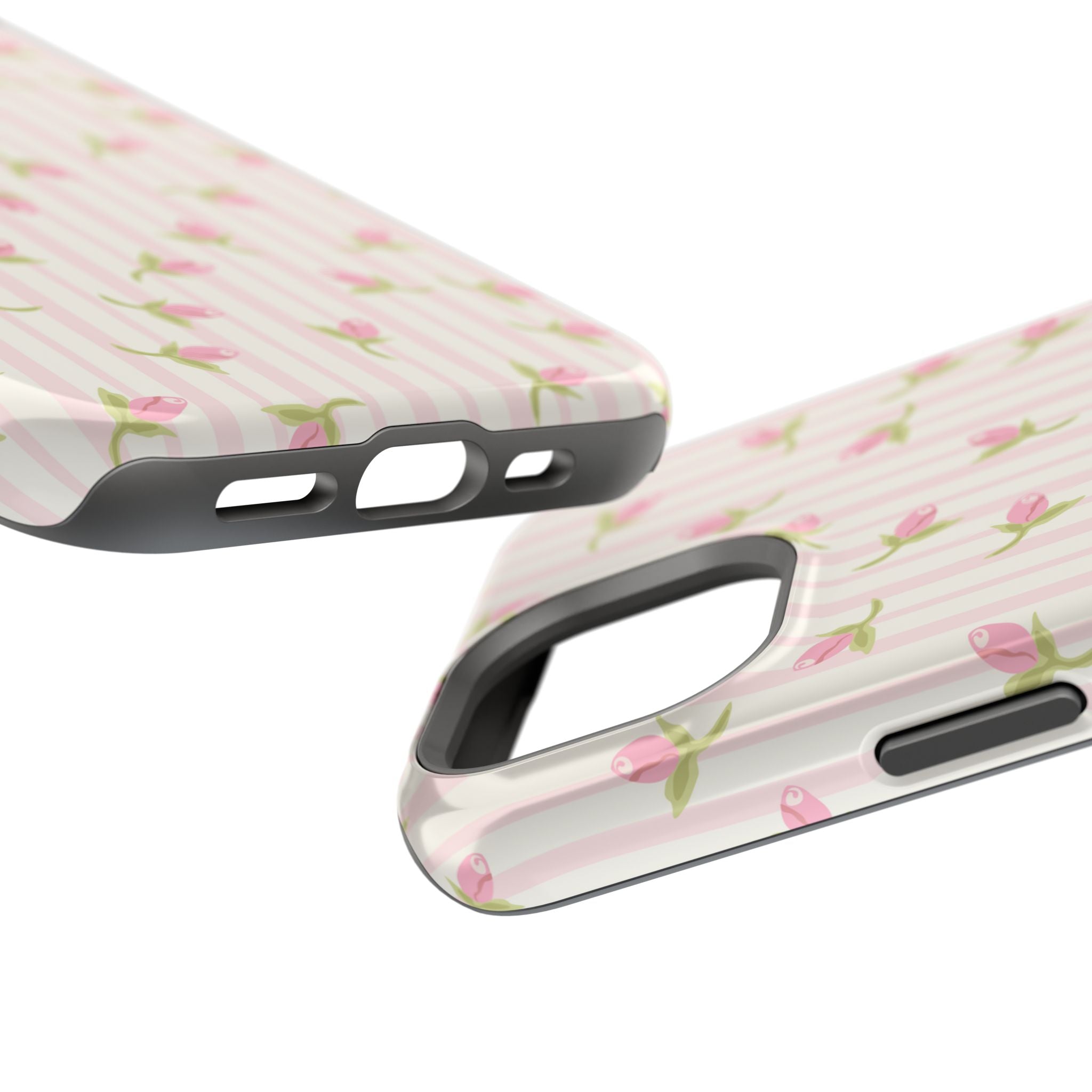 Customizable: Floral Impact-Resistant Phone Case