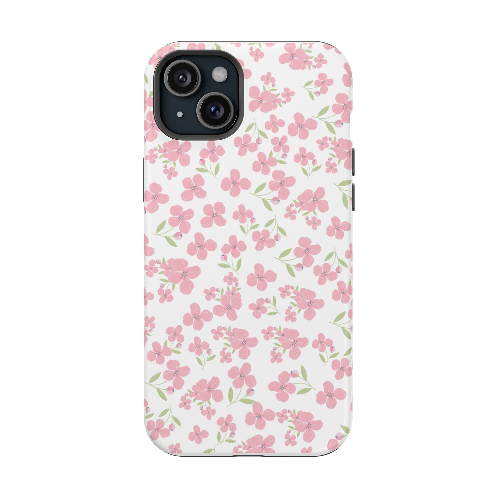 Customizable: Floral Impact-Resistant Phone Case