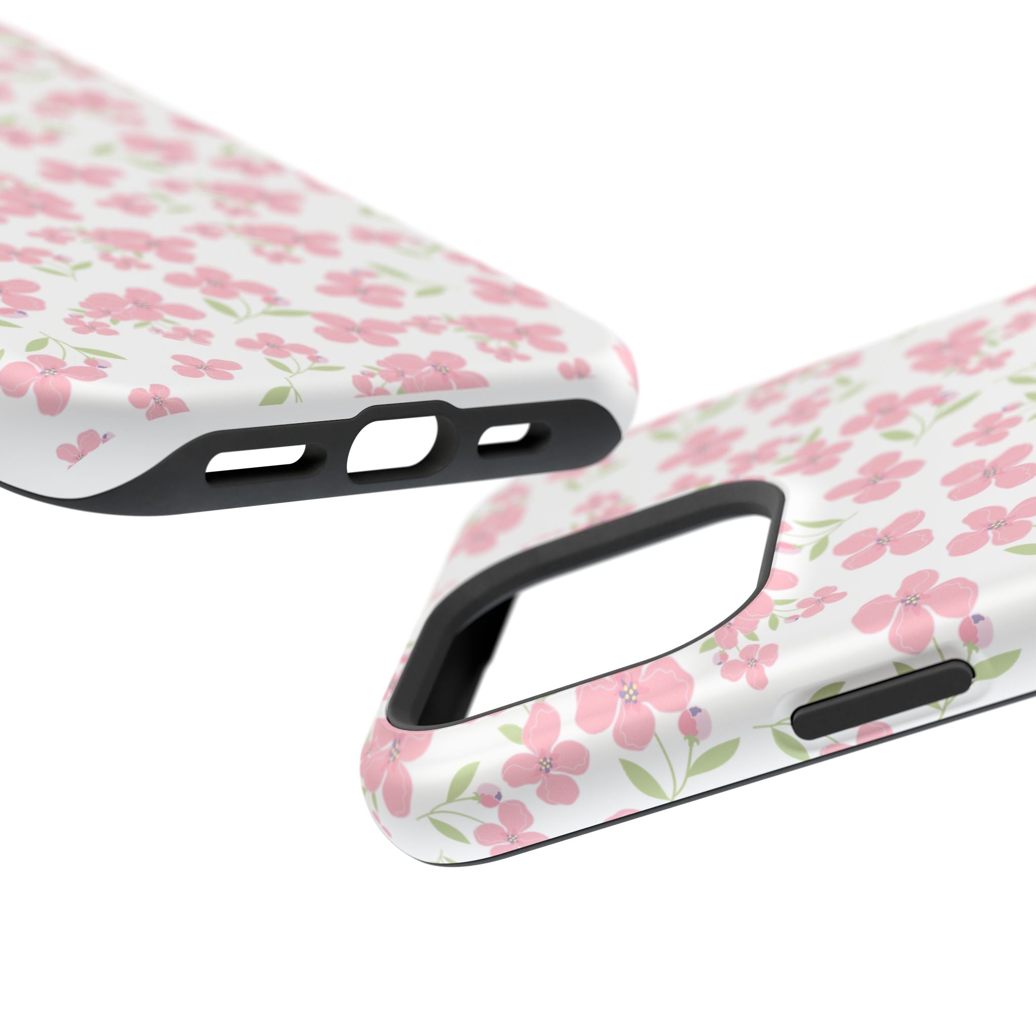 Customizable: Floral Impact-Resistant Phone Case