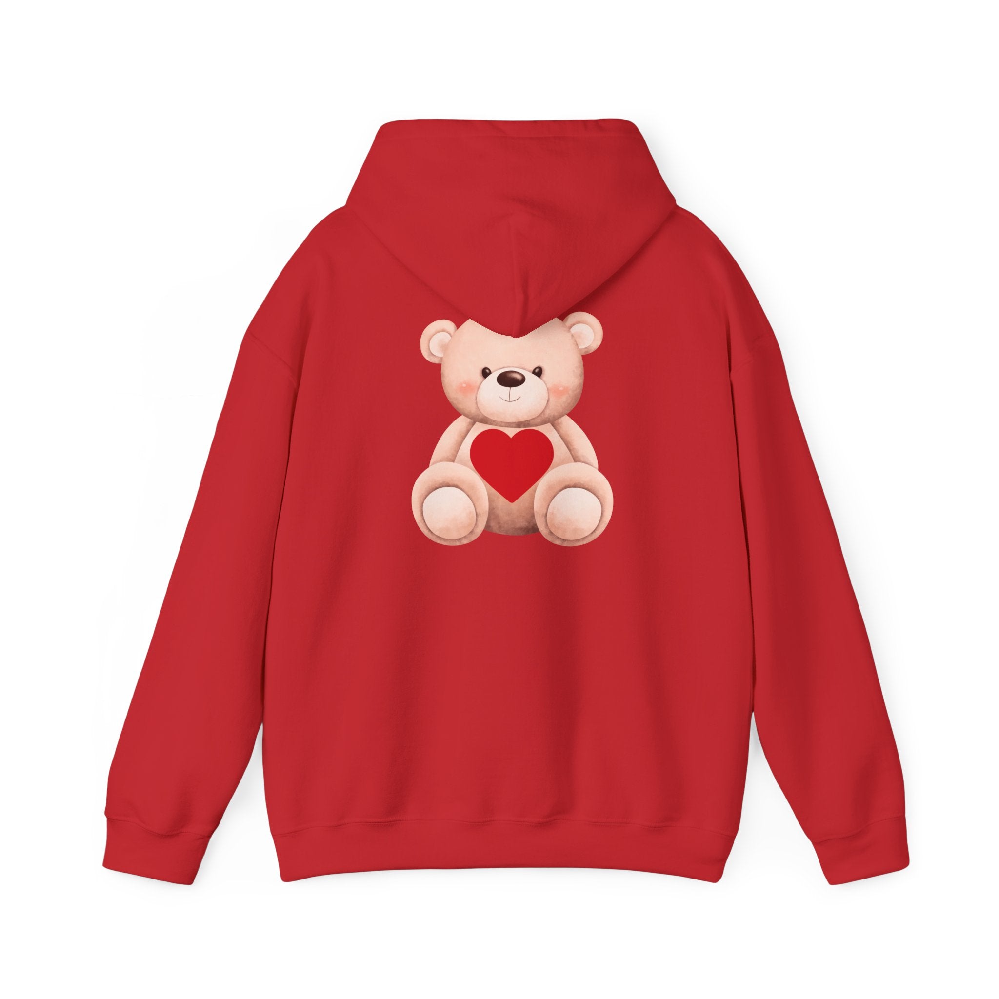 Customizable: Bear Heart Hoodie - Personalizable School Spirit Apparel