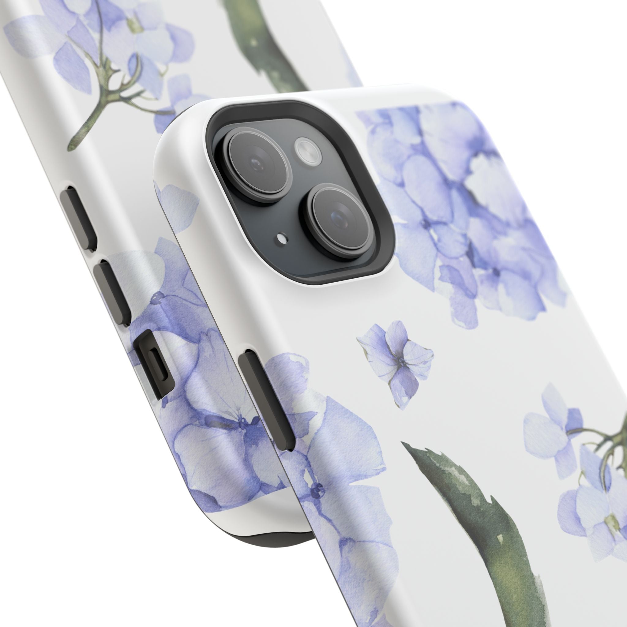 Customizable: Floral Purple Hydrangea Impact-Resistant Phone Case