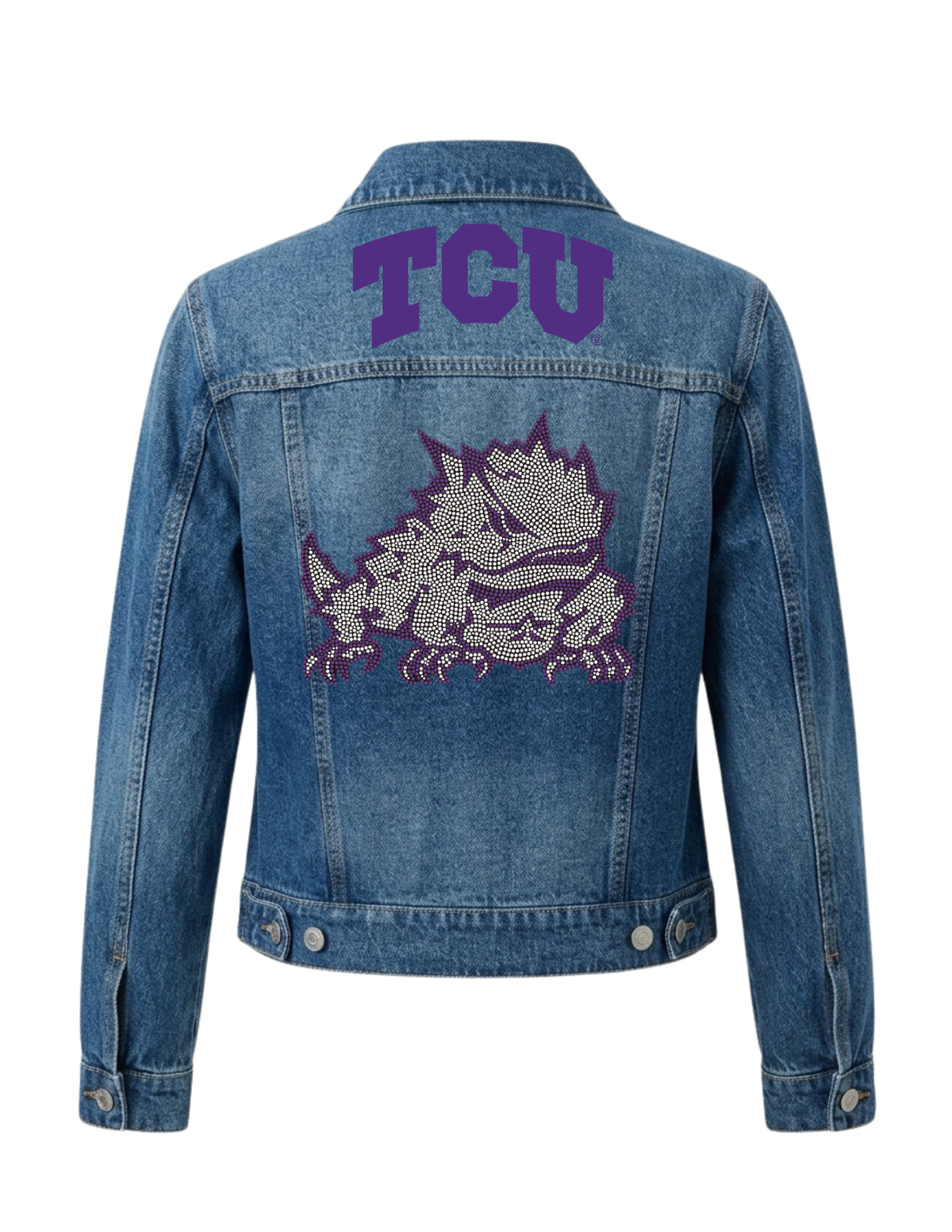 TCU Horned Frog Denim Jacket