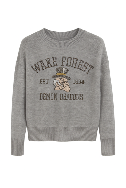 Wake Forest EST. 1834 Gray Crewneck Sweater