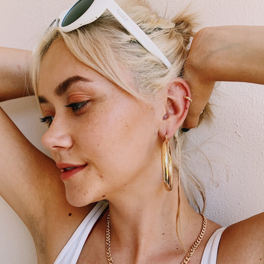 Views & Co. Large All Day Hoop Earrings