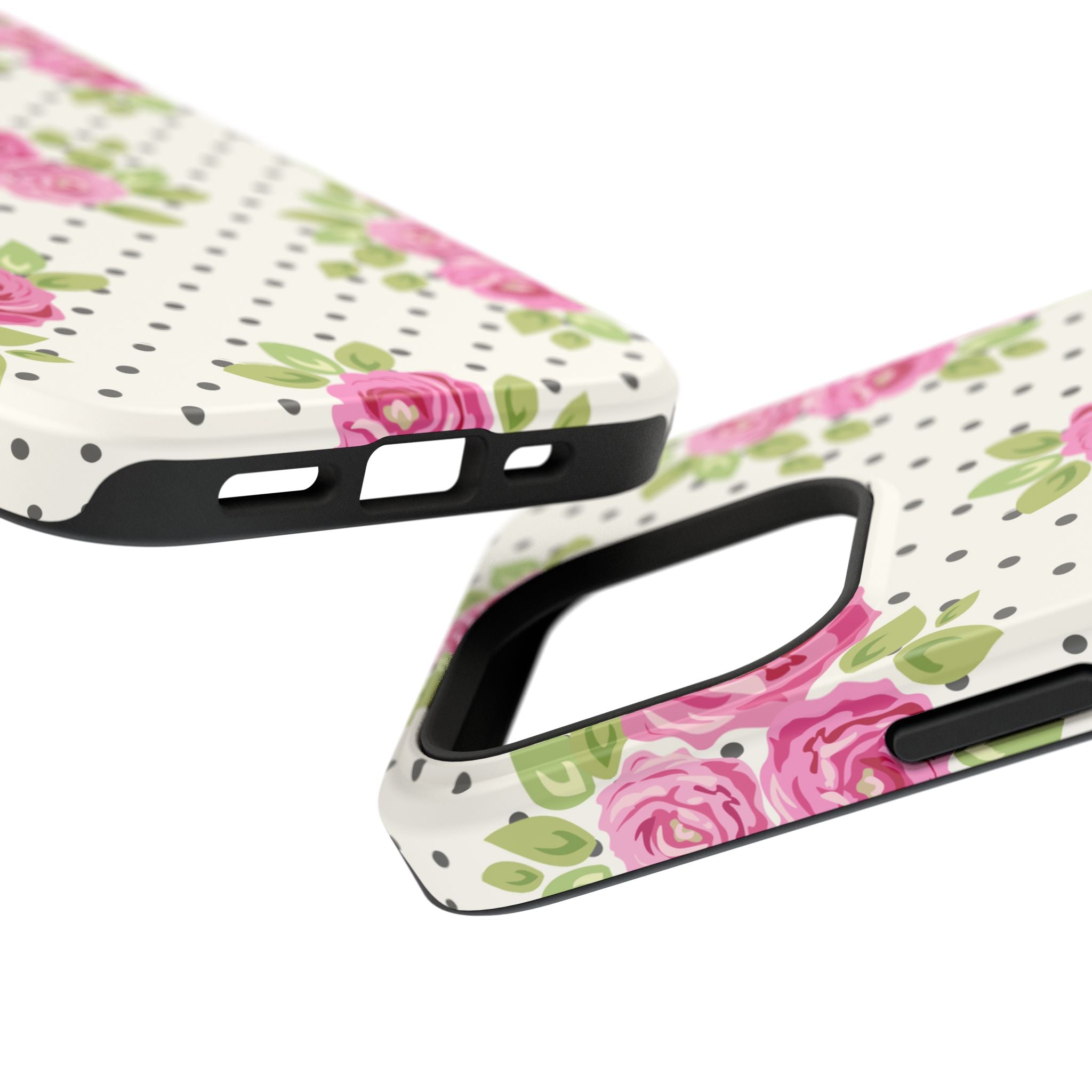 Customizable: Floral Polka Dot Phone Case