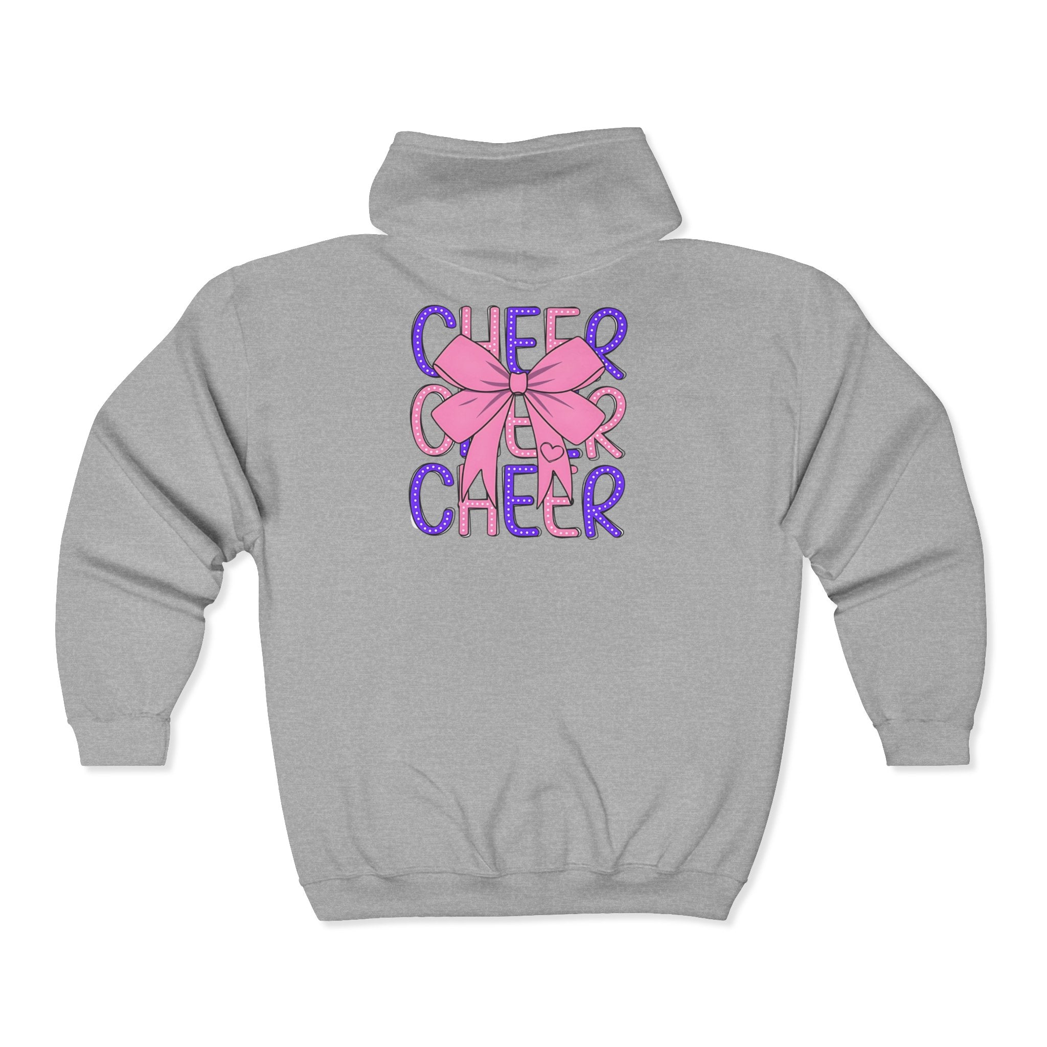 Personalized Cheer Zip Up Hoodie
