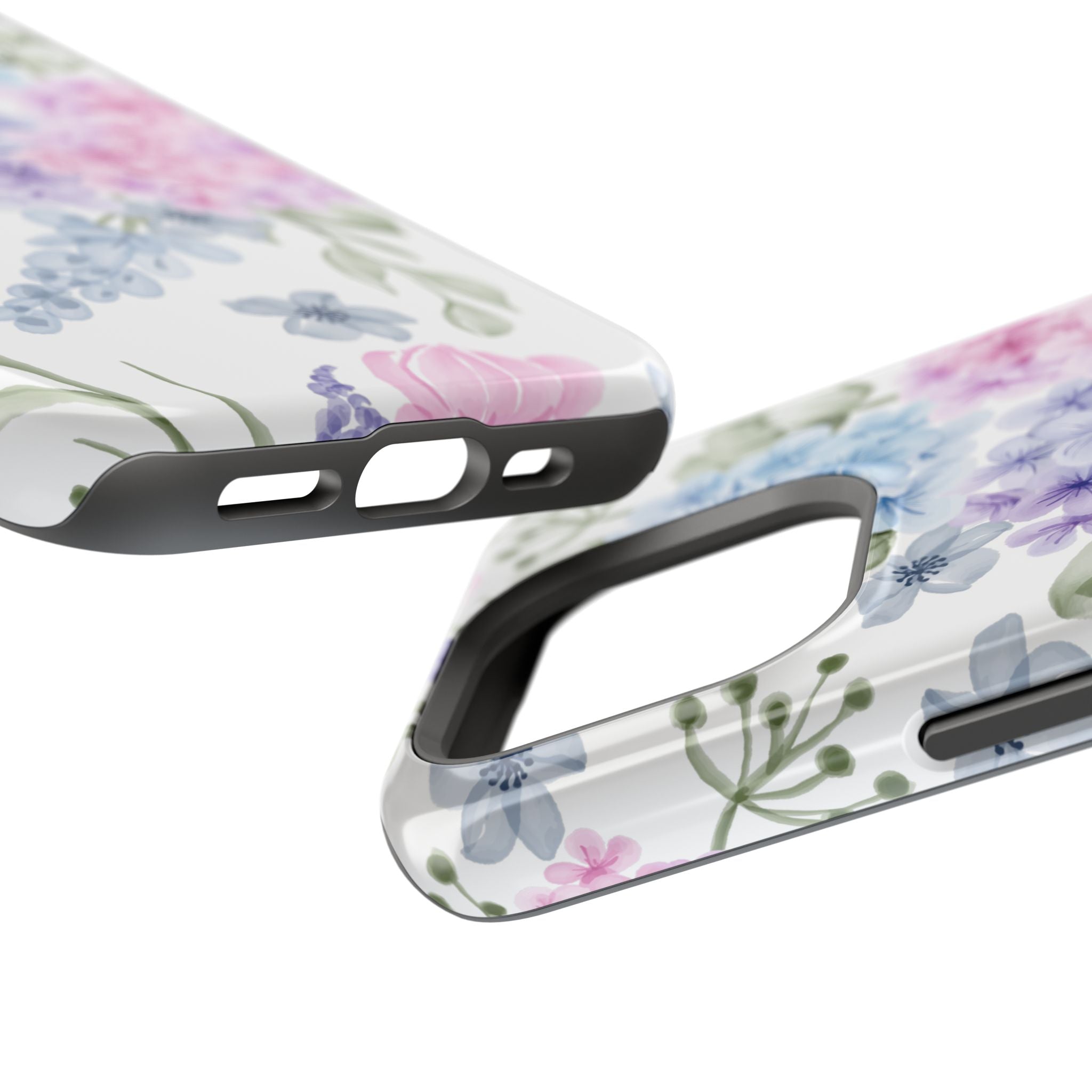 Customizable: Floral Hydrangea Impact-Resistant Phone Case