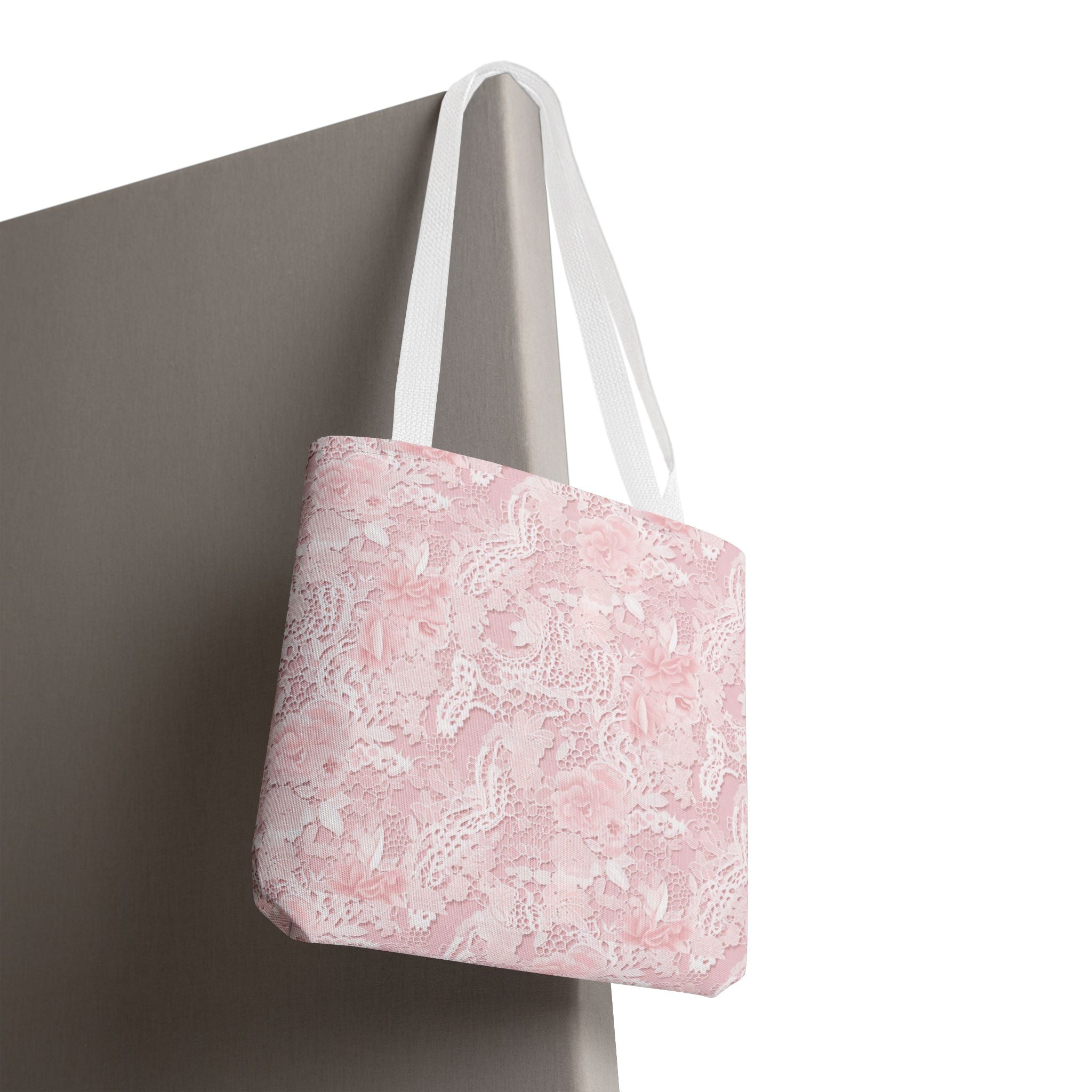 Chic Floral Tote Bag, Stylish Shopping Bag, Pink Floral Accessory, Perfect for Gifts, Sustainable Fashion