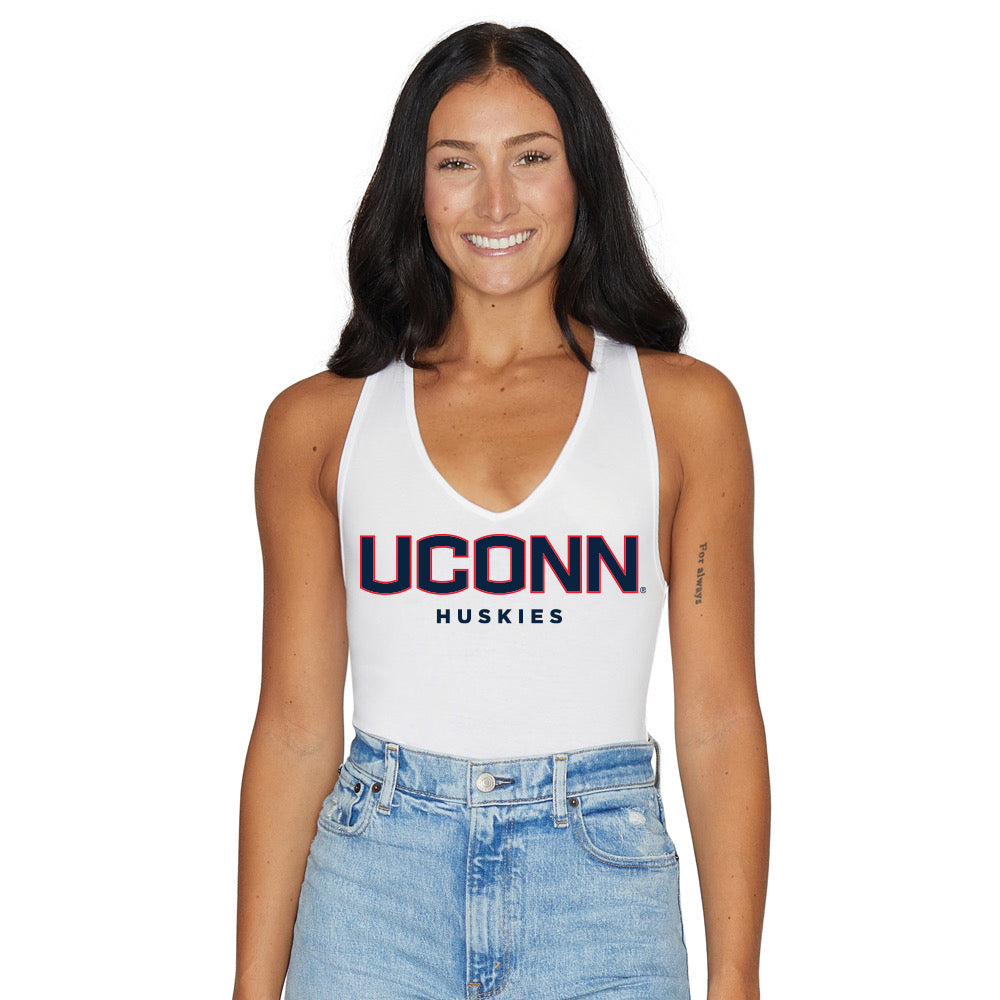 UConn White Bodysuit