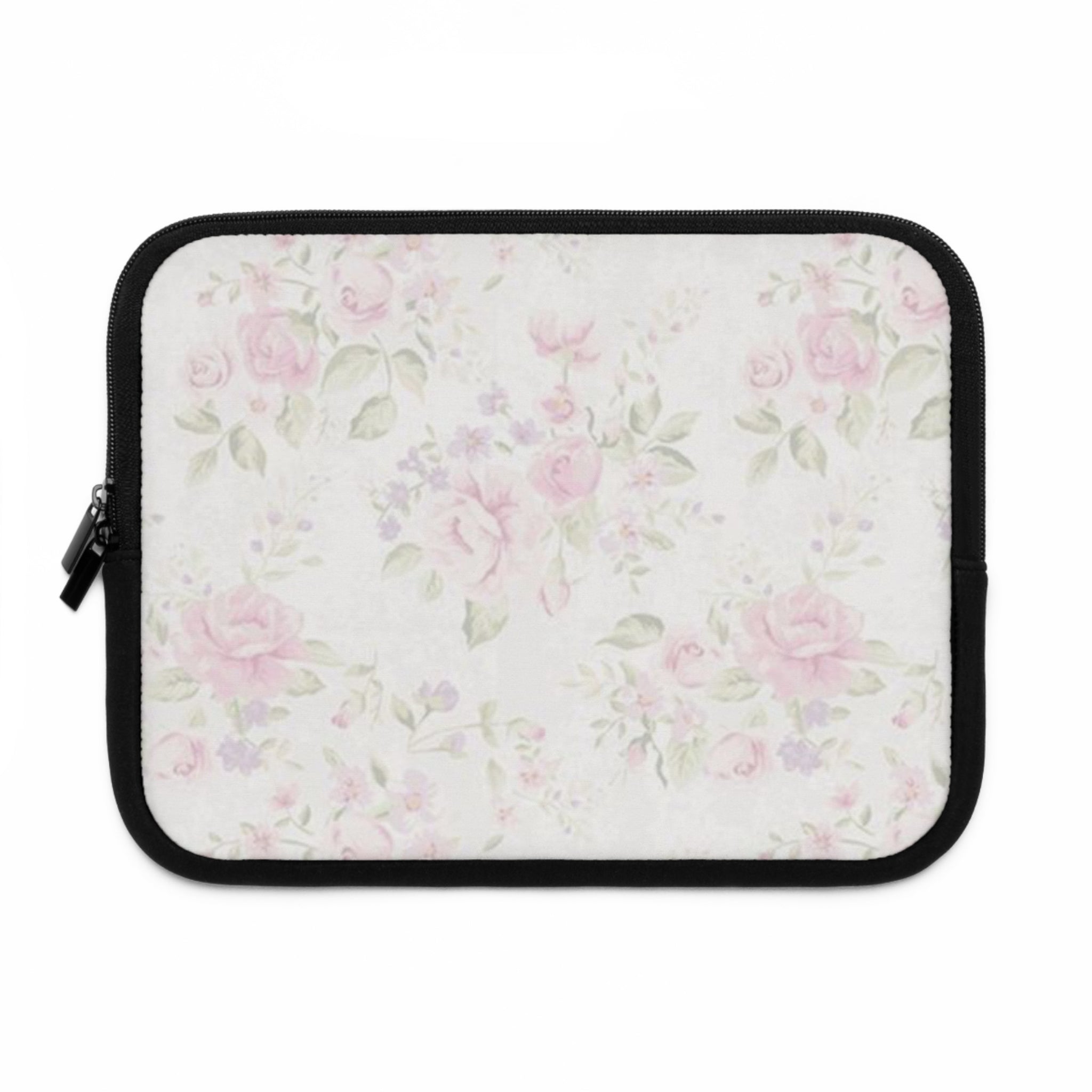 Chic Floral Laptop Sleeve - Stylish Tech Accessory for Women, Cute Gift for Students, Mother's Day, Birthday