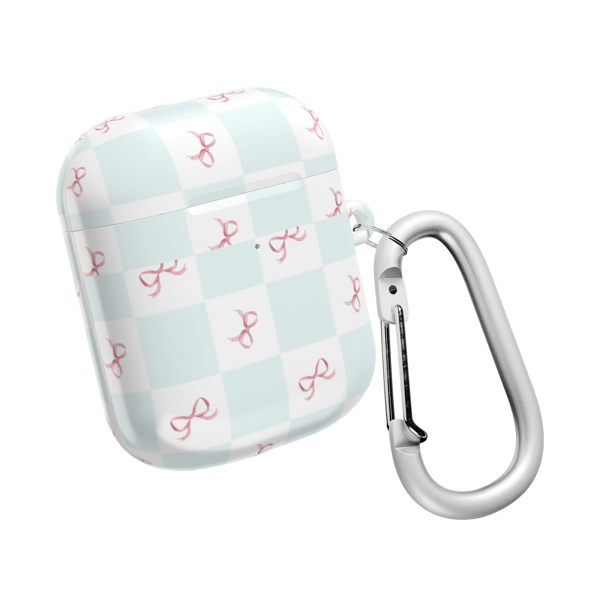 Customizable: Chic AirPod Case with Pink Ribbon Design, Trendy AirPod Case