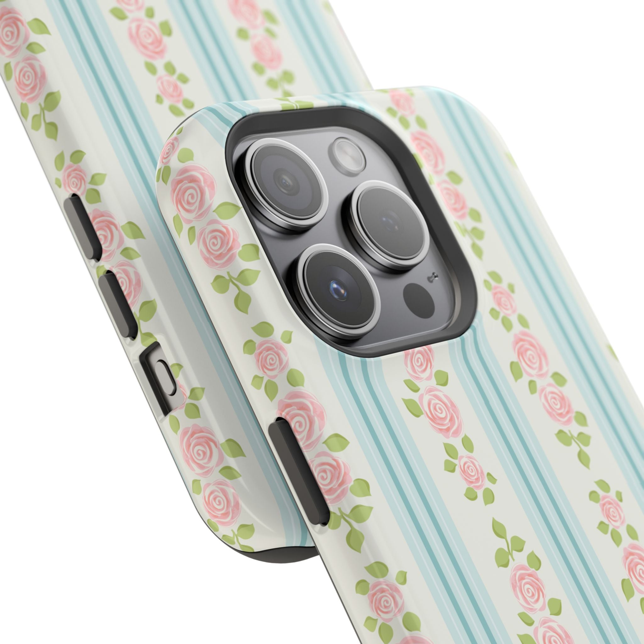 Customizable: Floral Impact-Resistant Phone Case