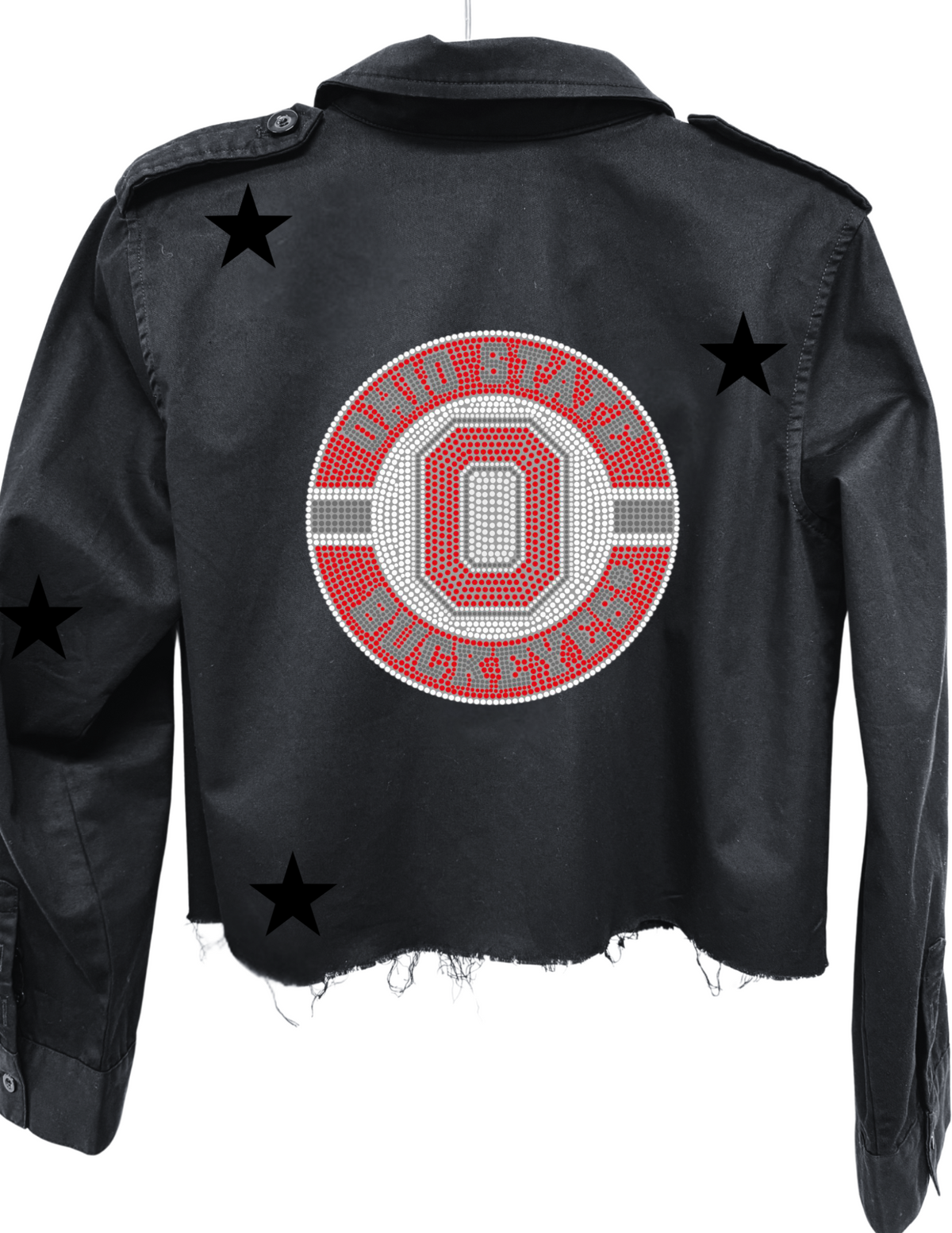 Ohio State Circle Logo Black Shacket