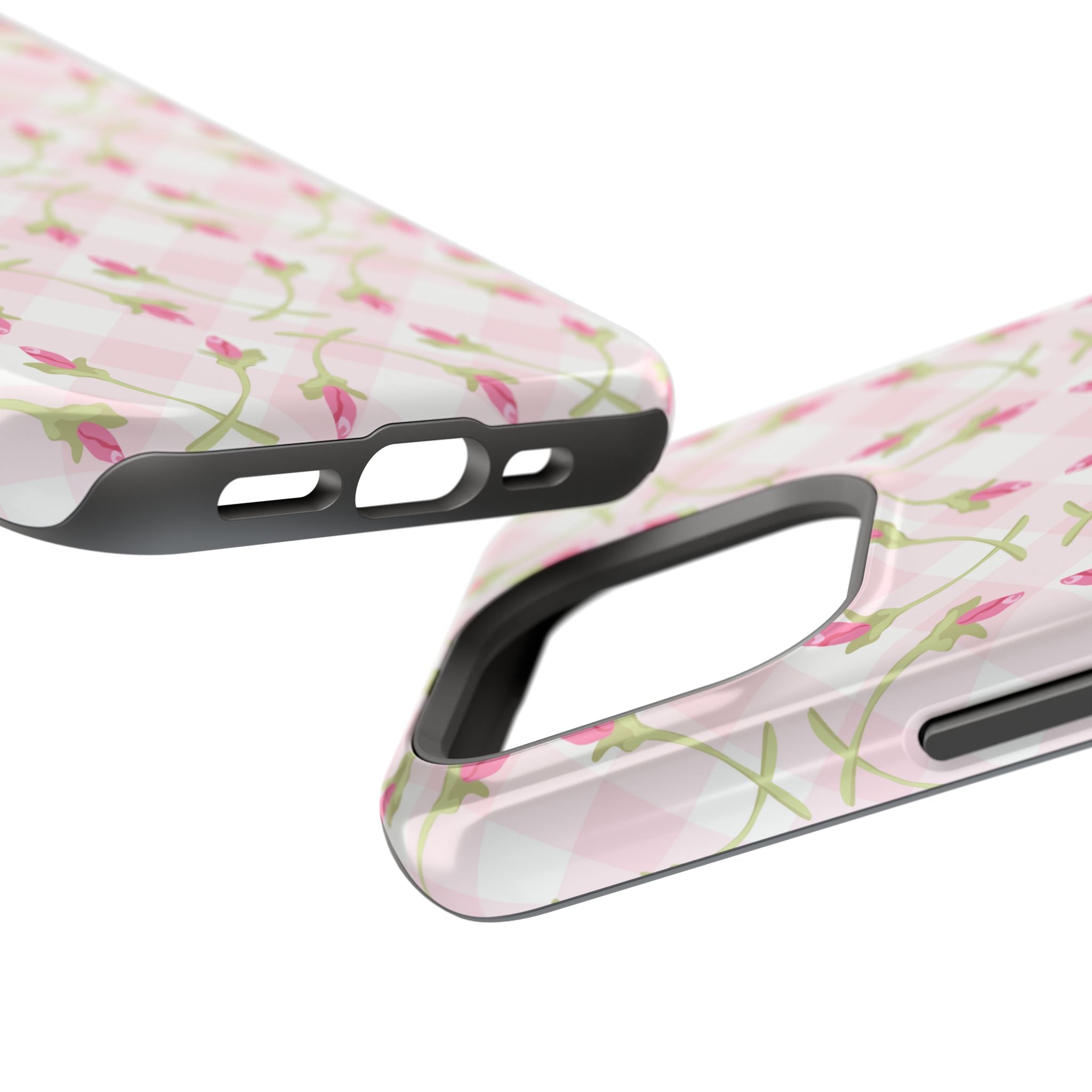 Customizable: Floral Impact-Resistant Phone Case