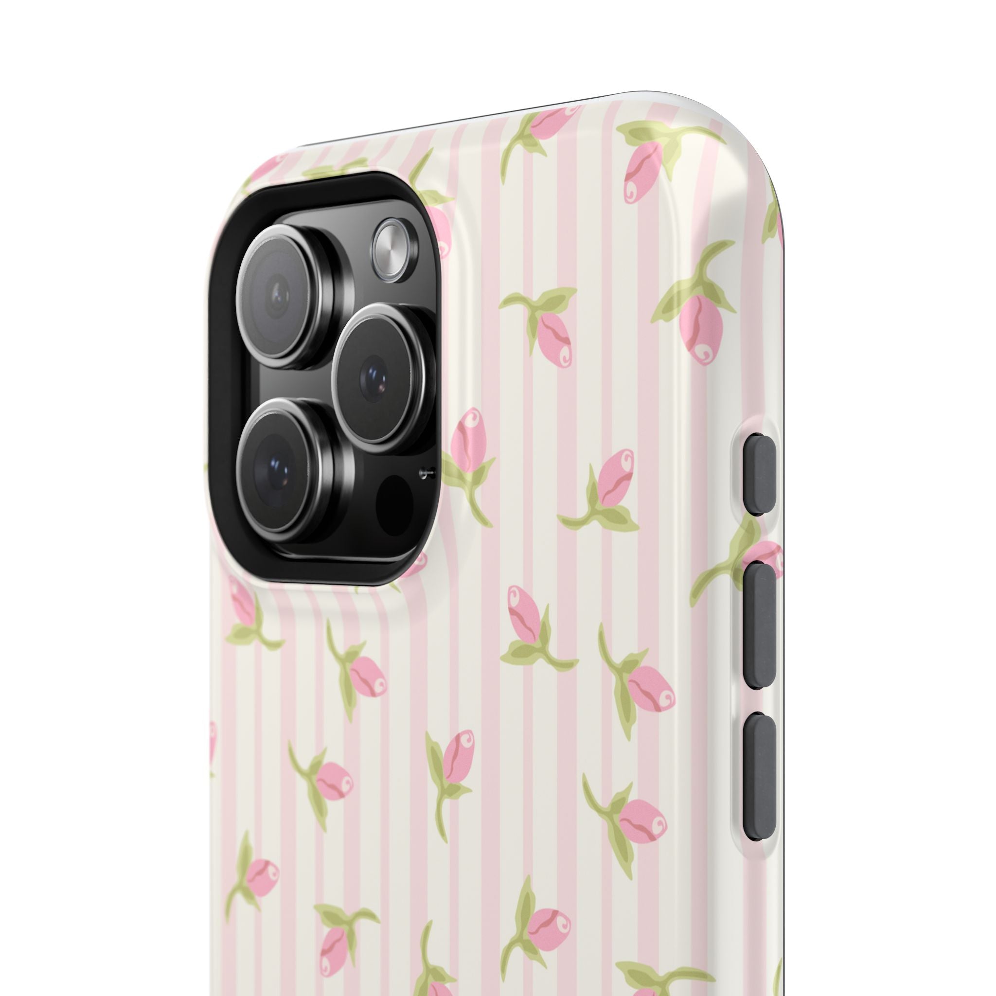 Customizable: Floral Impact-Resistant Phone Case