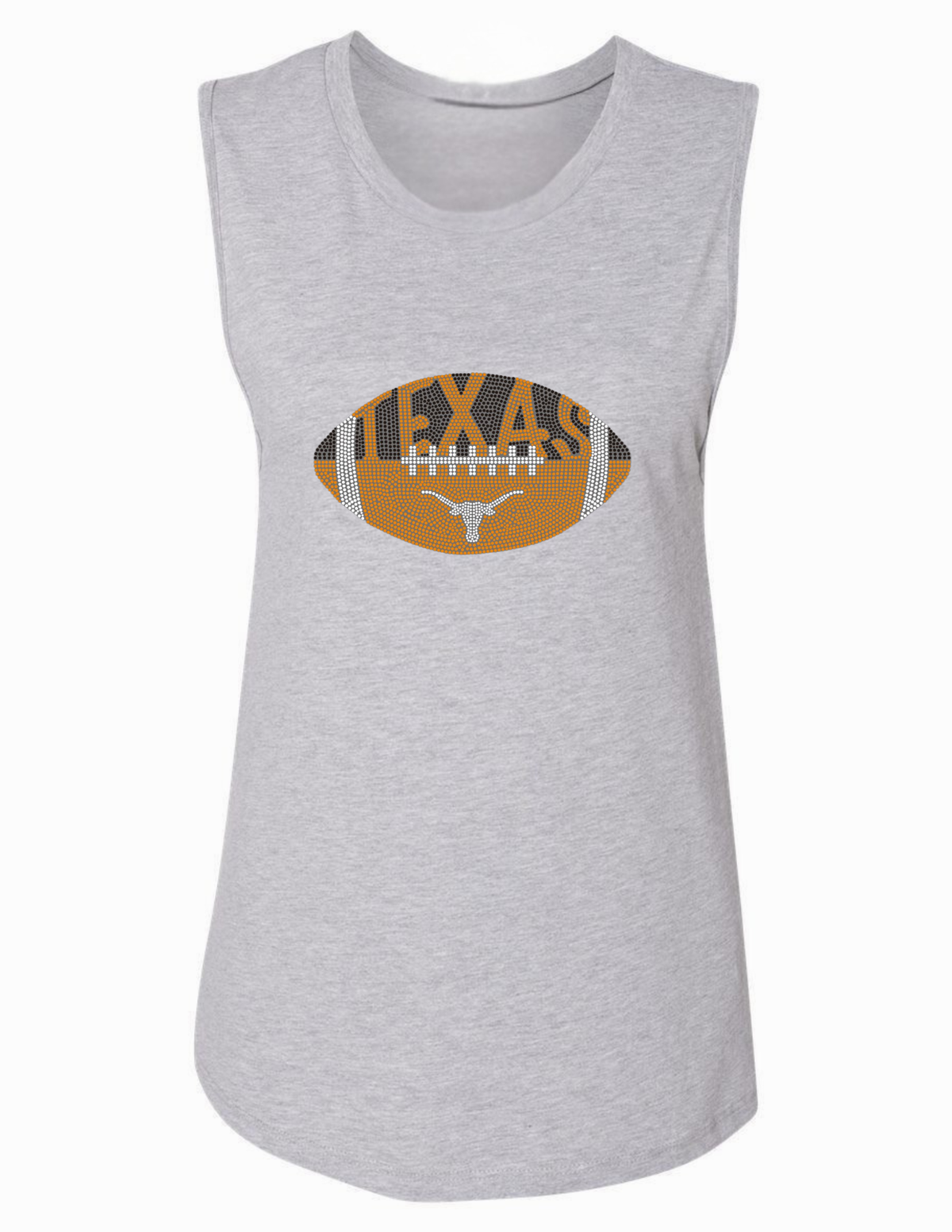 University of Texas-Austin Football Light Gray Tank Top