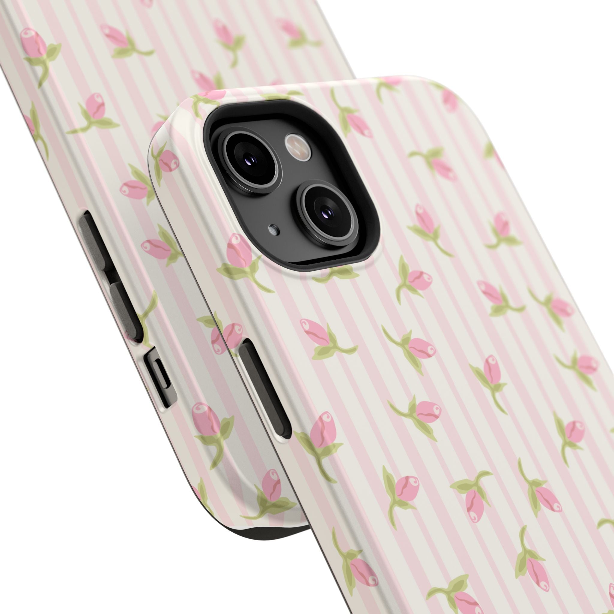 Customizable: Floral Impact-Resistant Phone Case