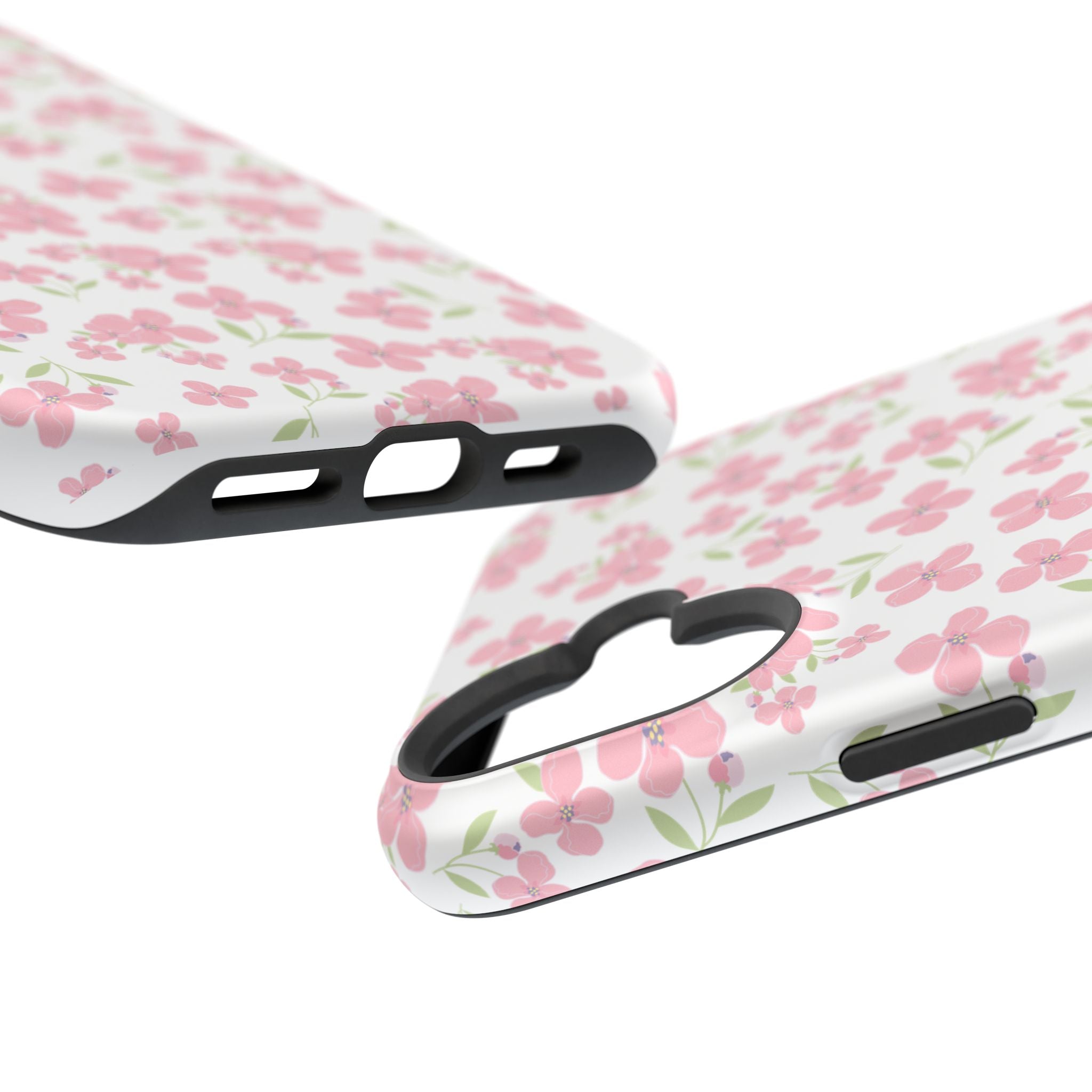 Customizable: Floral Impact-Resistant Phone Case